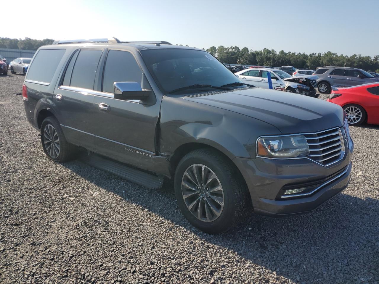 2015 Lincoln Navigator Gray vin: 5LMJJ2HT2FEJ09432