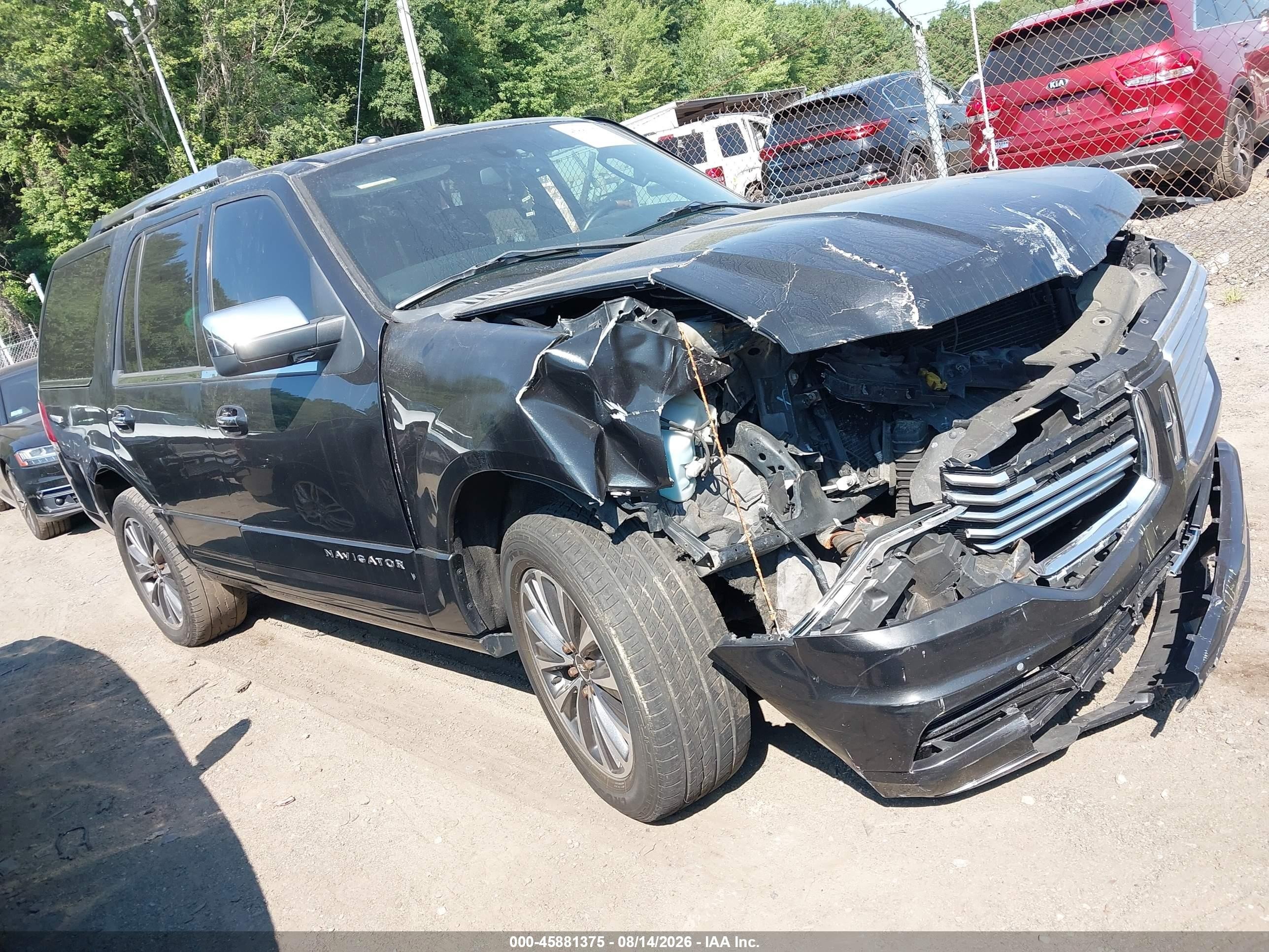 2015 Lincoln Navigator   Black vin: 5LMJJ2HT3FEJ05096