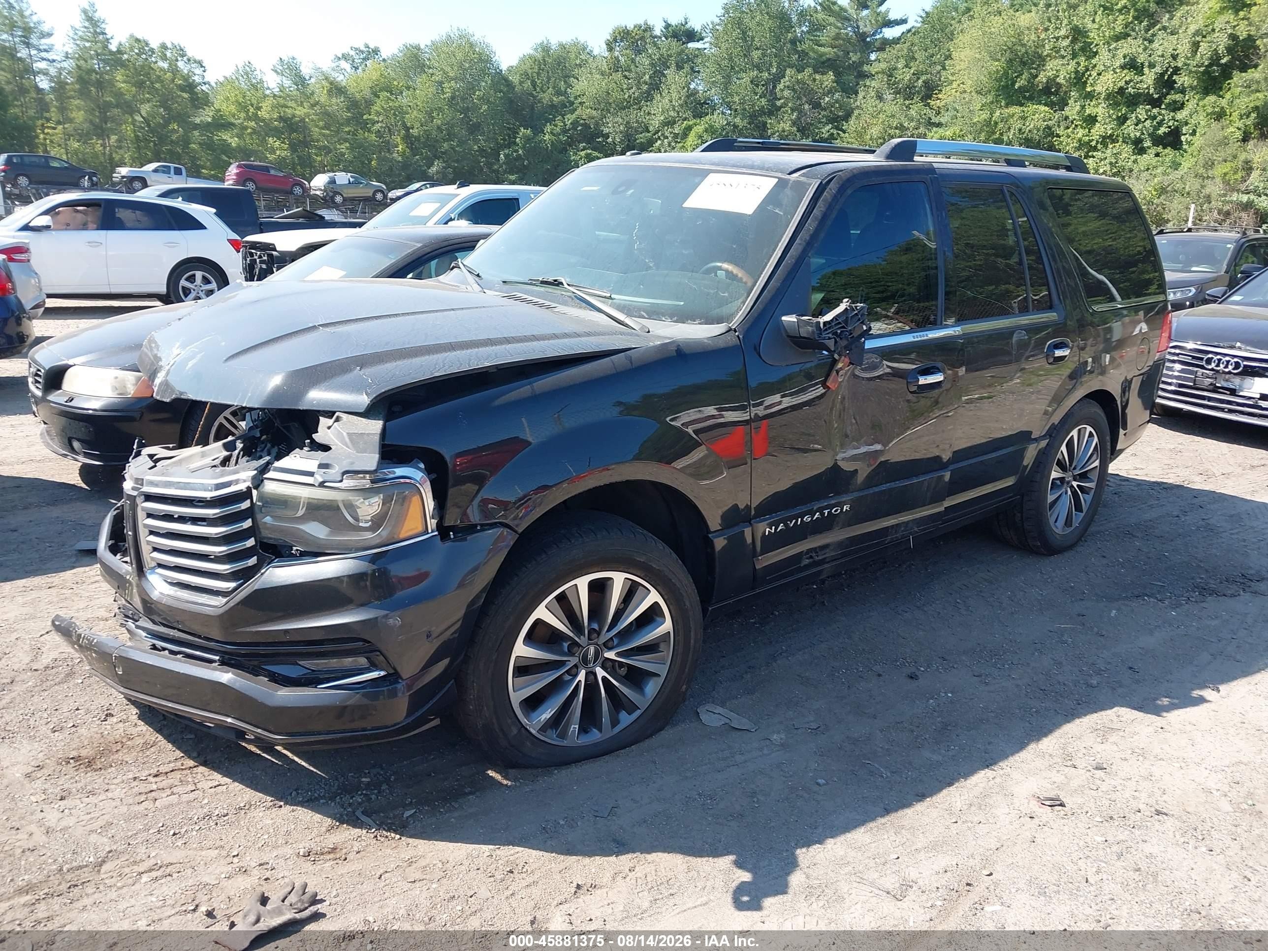 2015 Lincoln Navigator   Black vin: 5LMJJ2HT3FEJ05096