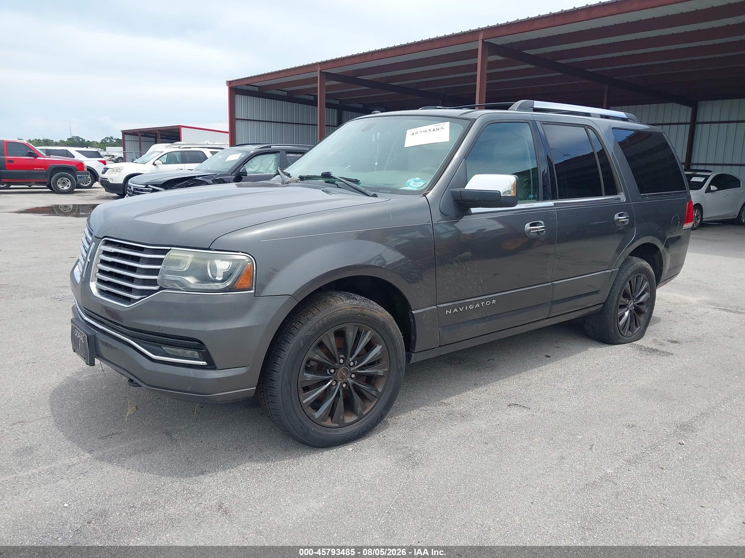 2015 Lincoln Navigator   Серый vin: 5LMJJ2HT4FEJ03986