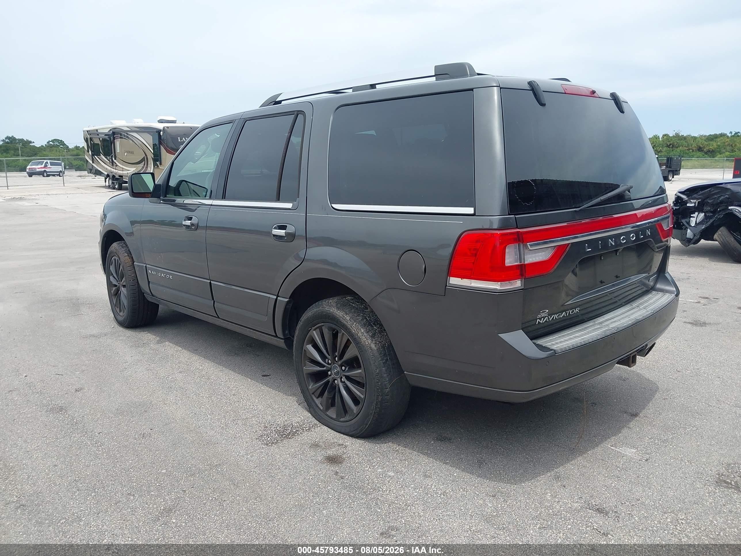 2015 Lincoln Navigator   Серый vin: 5LMJJ2HT4FEJ03986