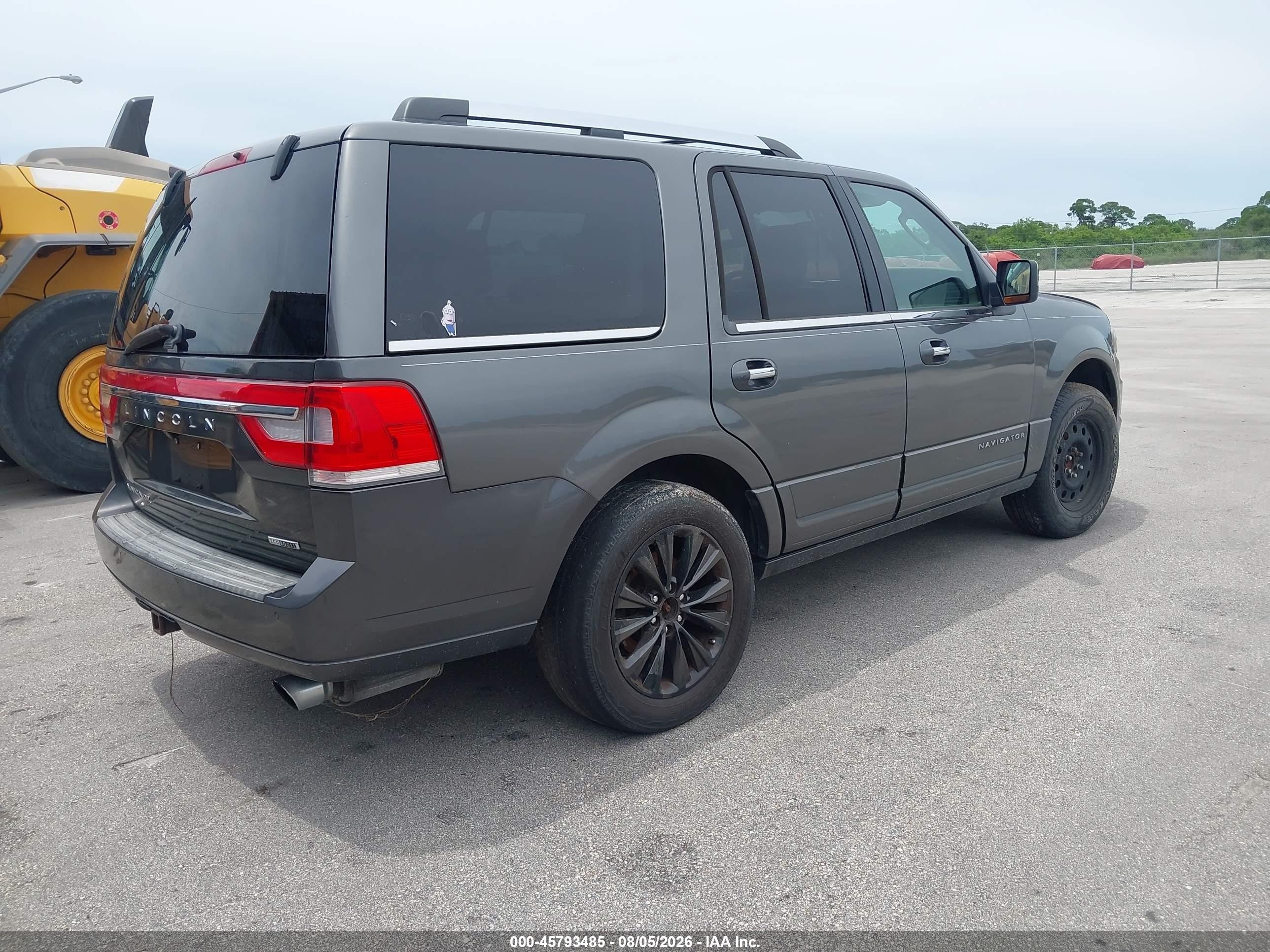 2015 Lincoln Navigator   Серый vin: 5LMJJ2HT4FEJ03986