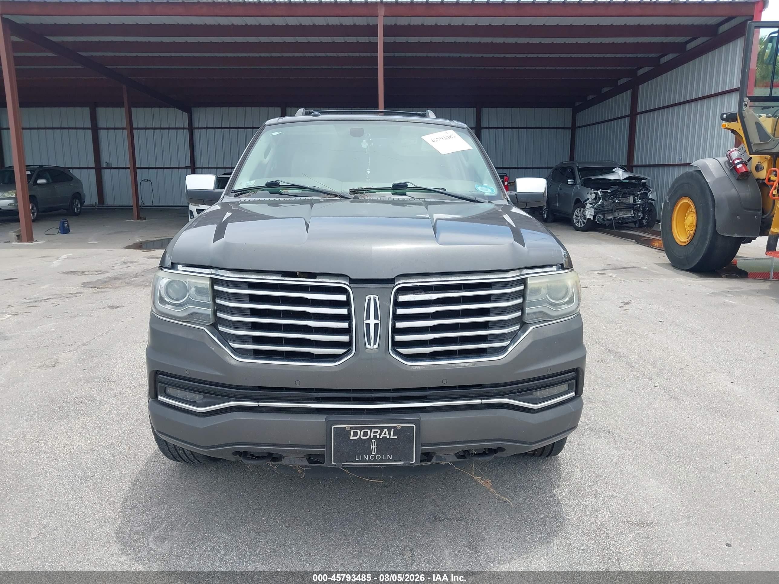 2015 Lincoln Navigator   Серый vin: 5LMJJ2HT4FEJ03986