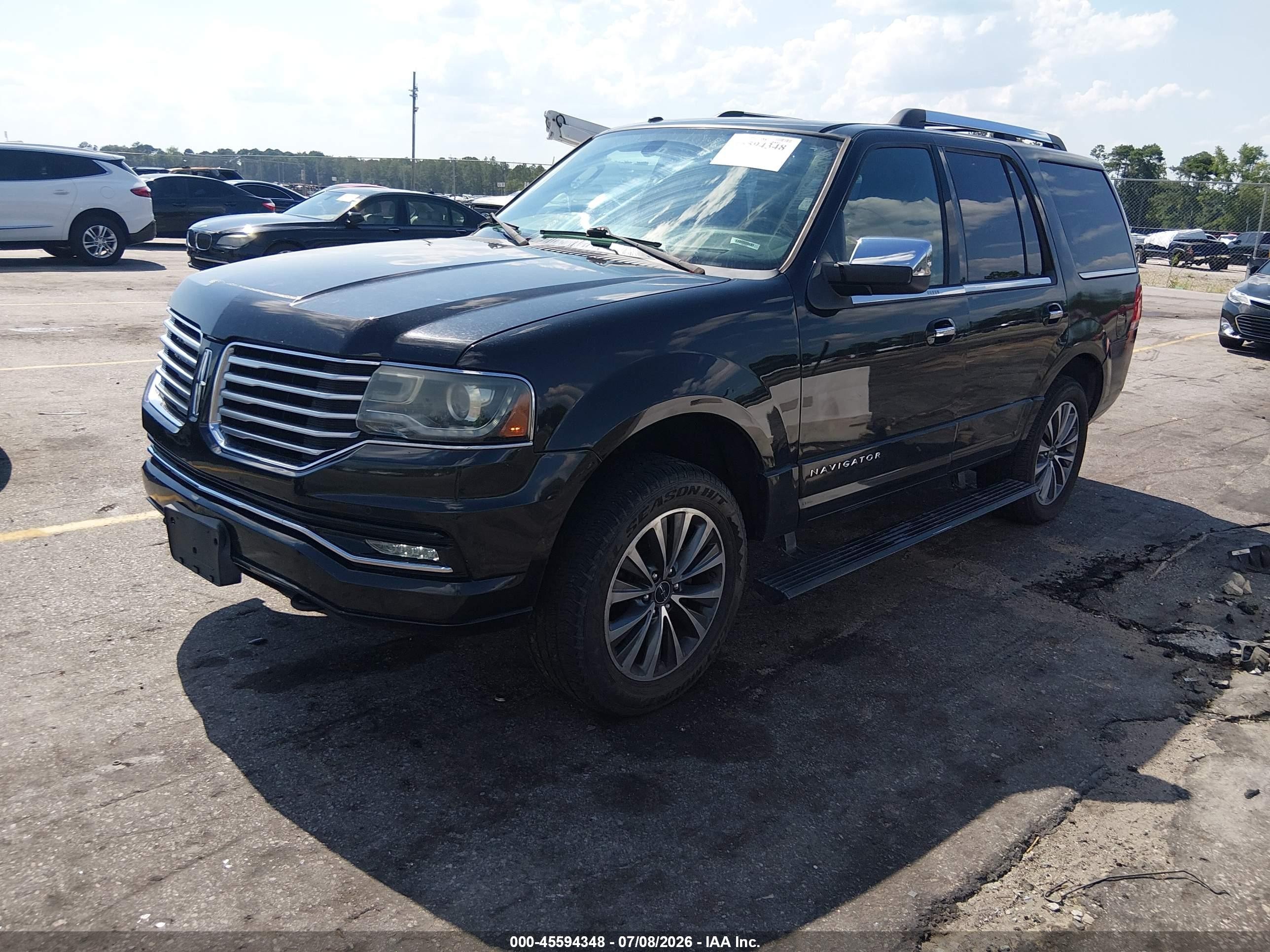 2015 Lincoln Navigator   Black vin: 5LMJJ2HT8FEJ03814