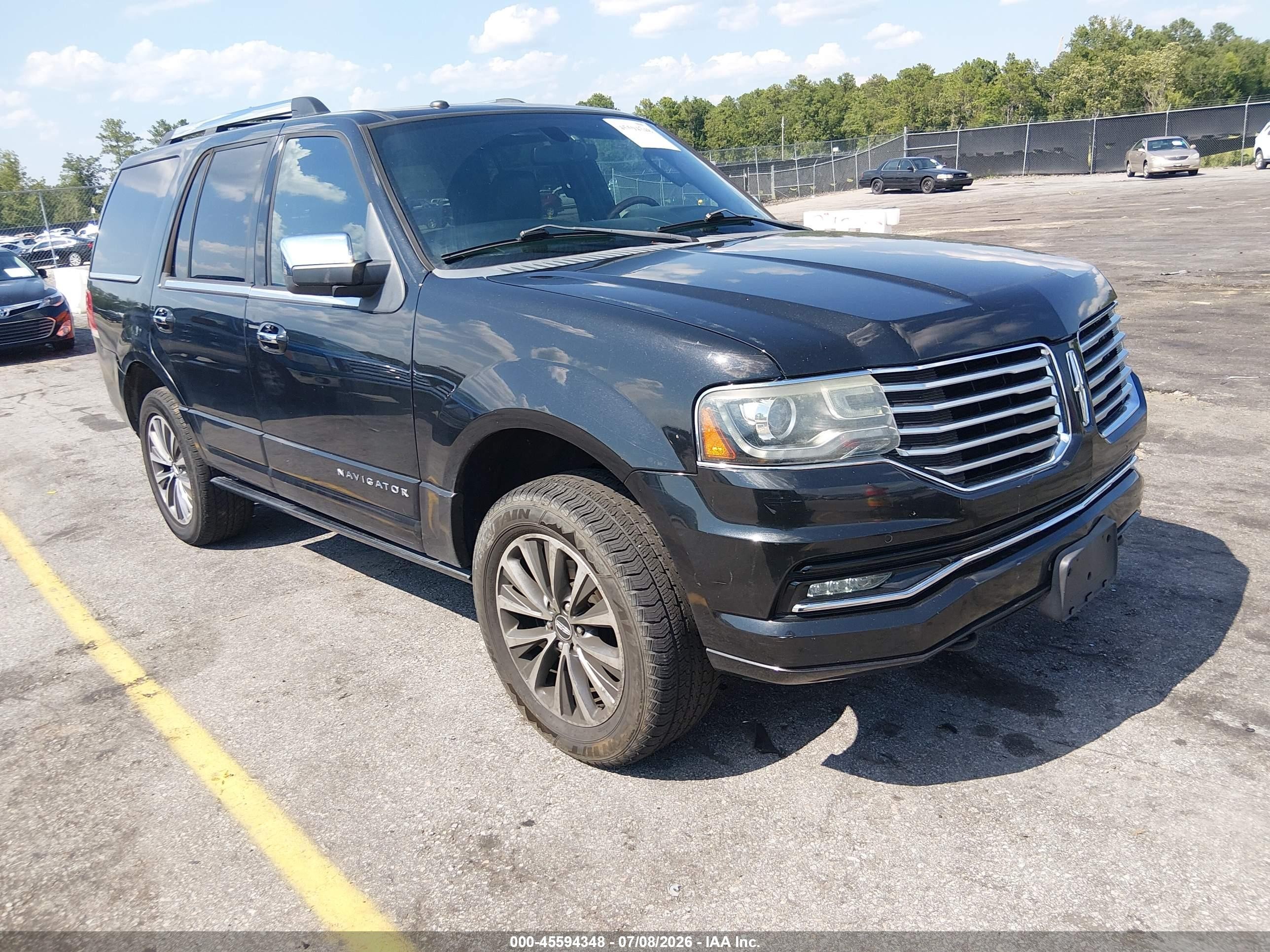 2015 Lincoln Navigator   Black vin: 5LMJJ2HT8FEJ03814