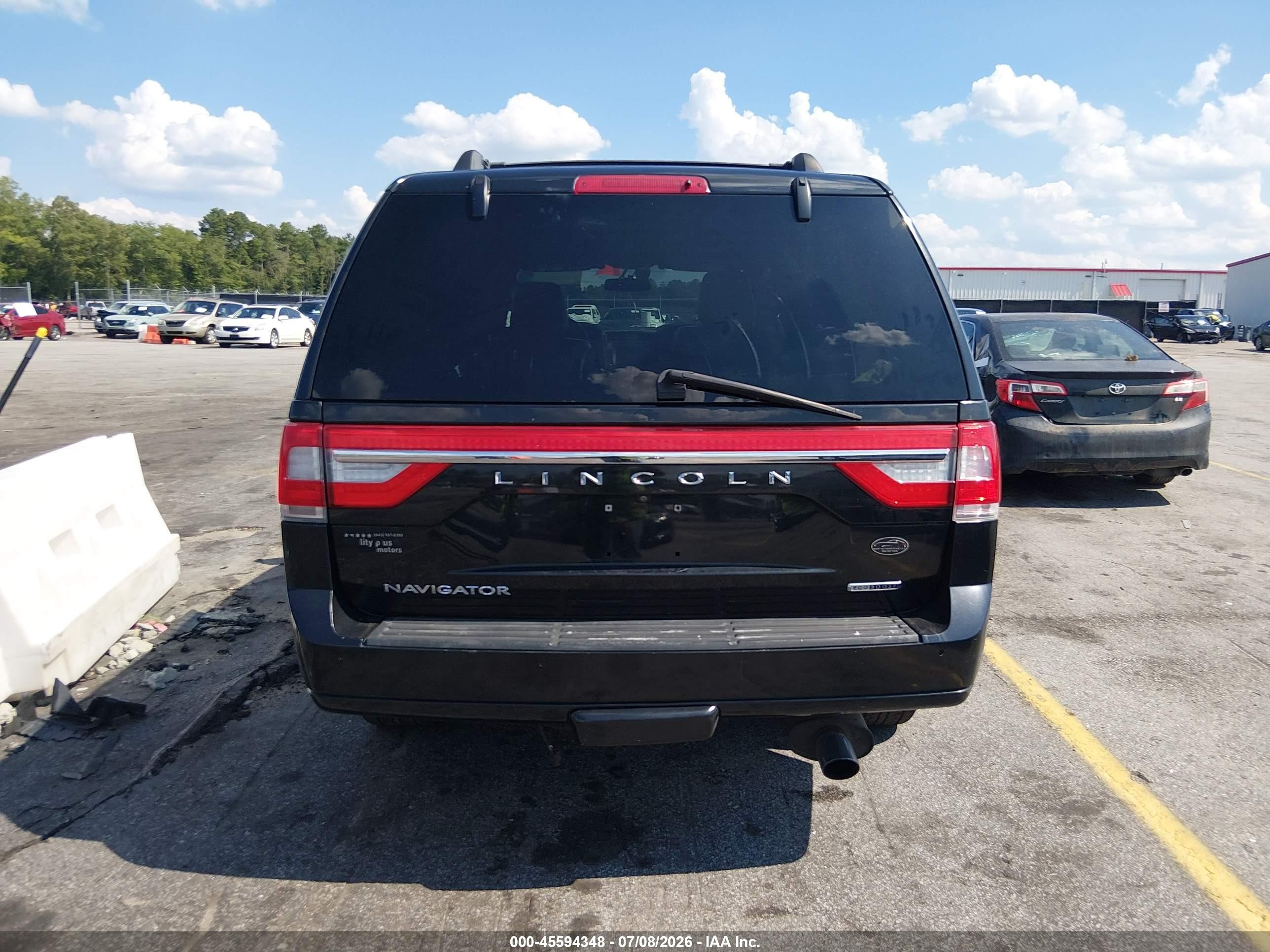 2015 Lincoln Navigator   Black vin: 5LMJJ2HT8FEJ03814