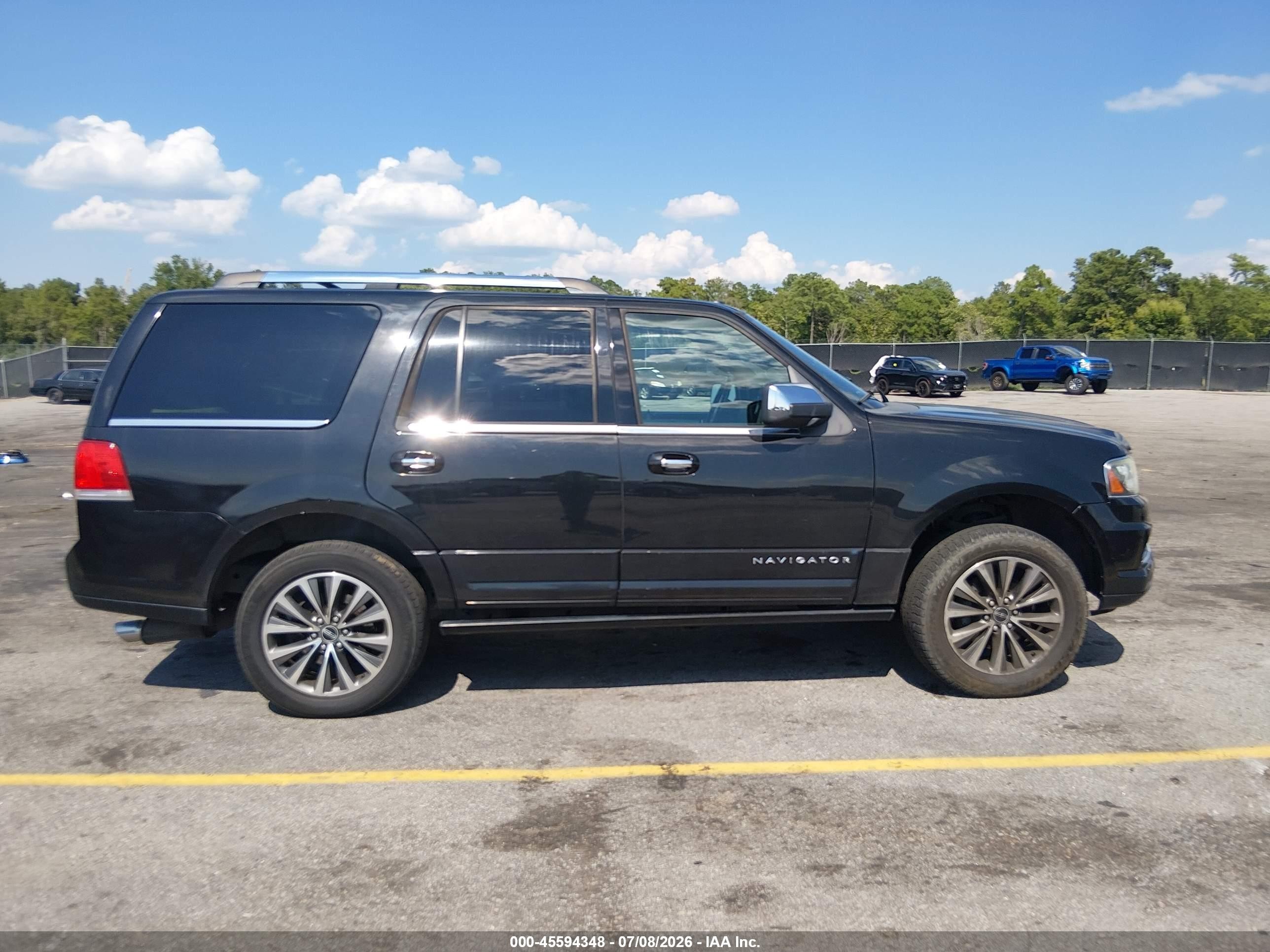 2015 Lincoln Navigator   Black vin: 5LMJJ2HT8FEJ03814
