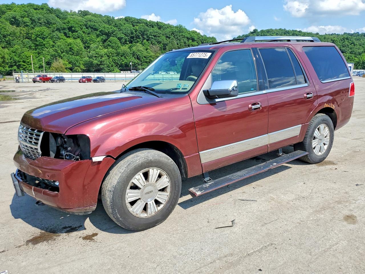2010 Lincoln Navigator Burgundy vin: 5LMJJ2J51AEJ07580