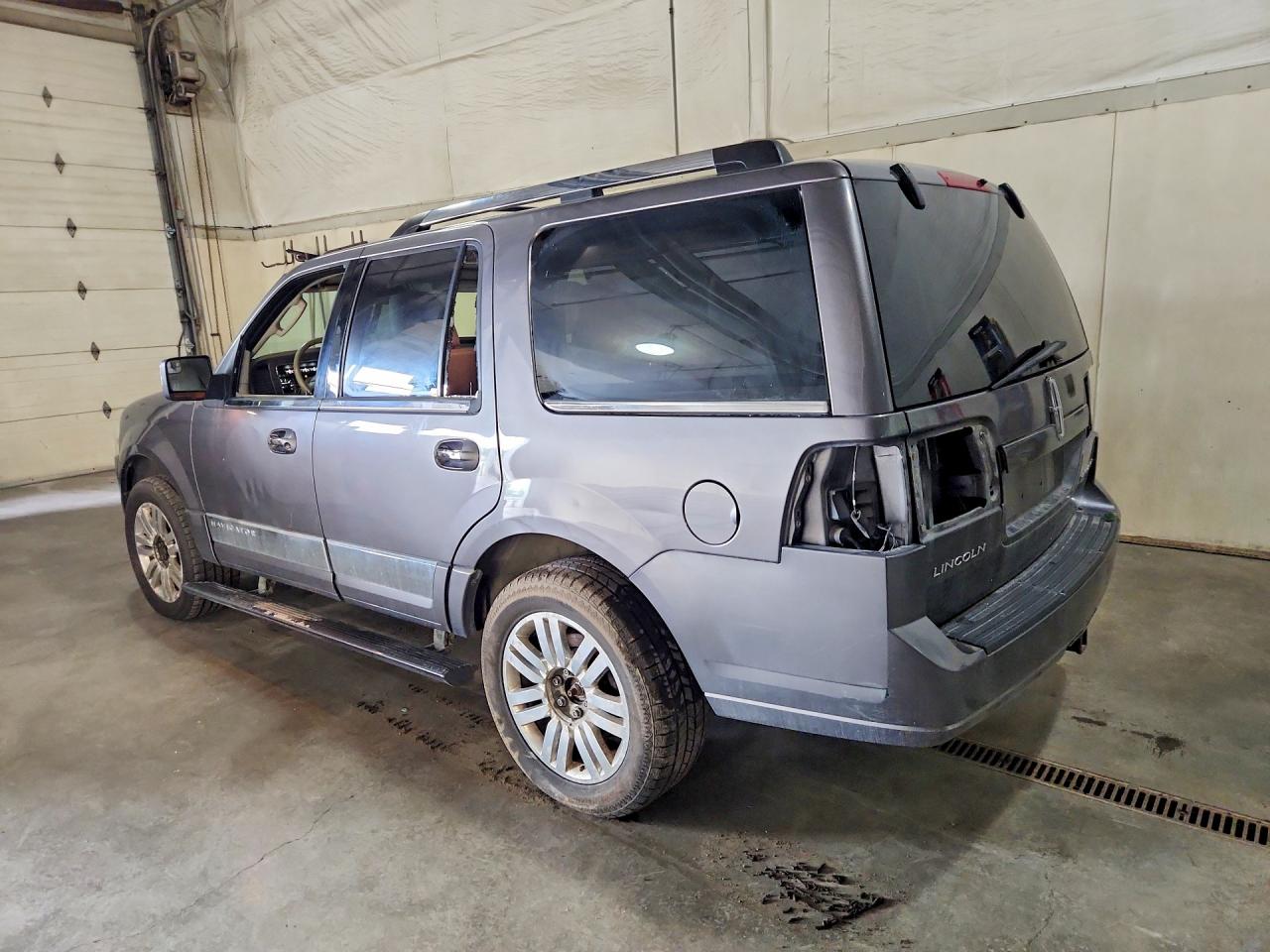 2012 Lincoln Navigator Gray vin: 5LMJJ2J52CEL09170