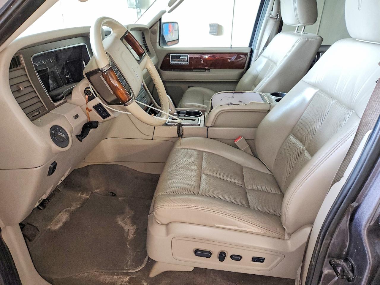 2012 Lincoln Navigator Gray vin: 5LMJJ2J52CEL09170