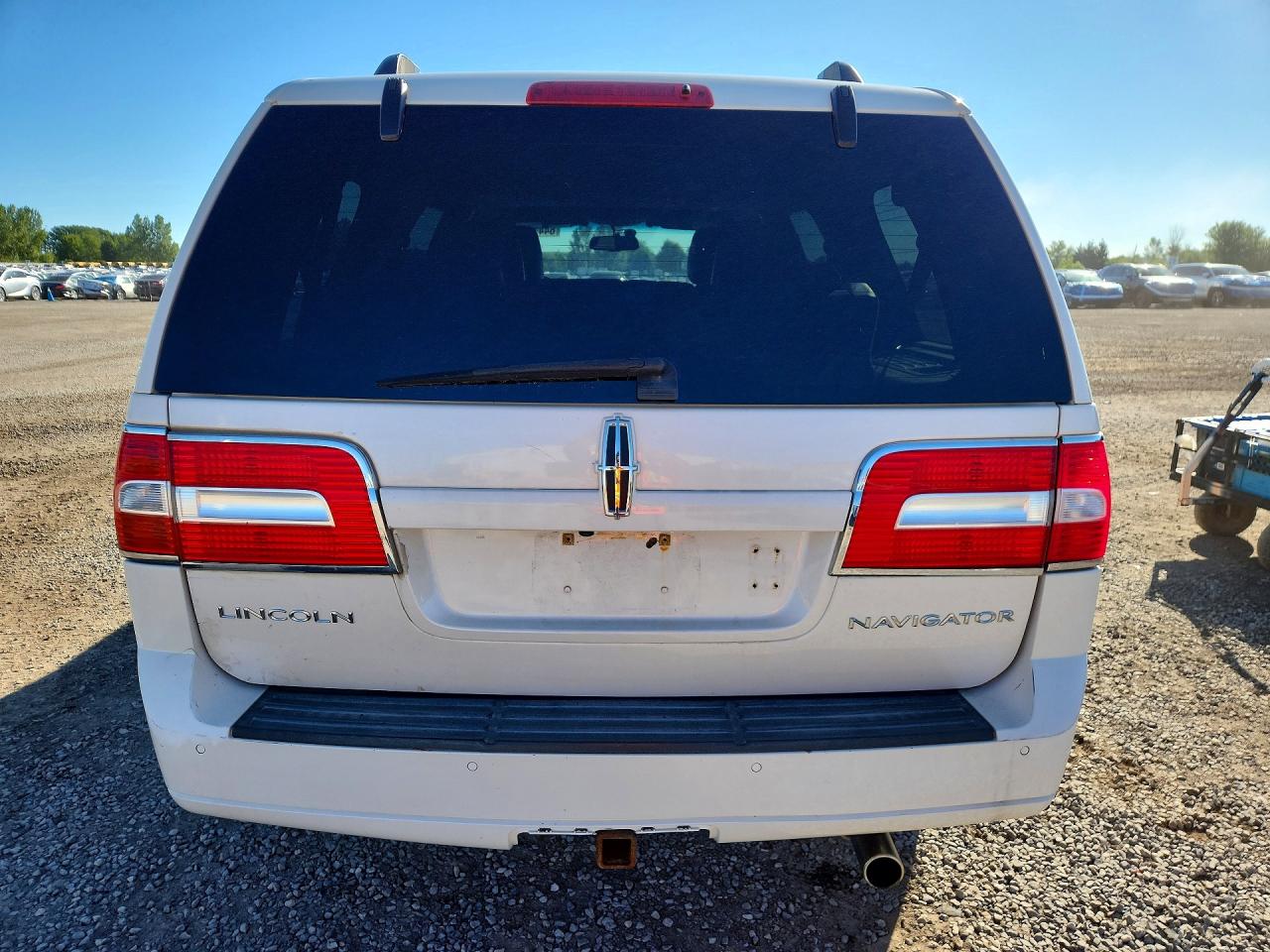 2014 Lincoln Navigator White vin: 5LMJJ2J54EEL00652