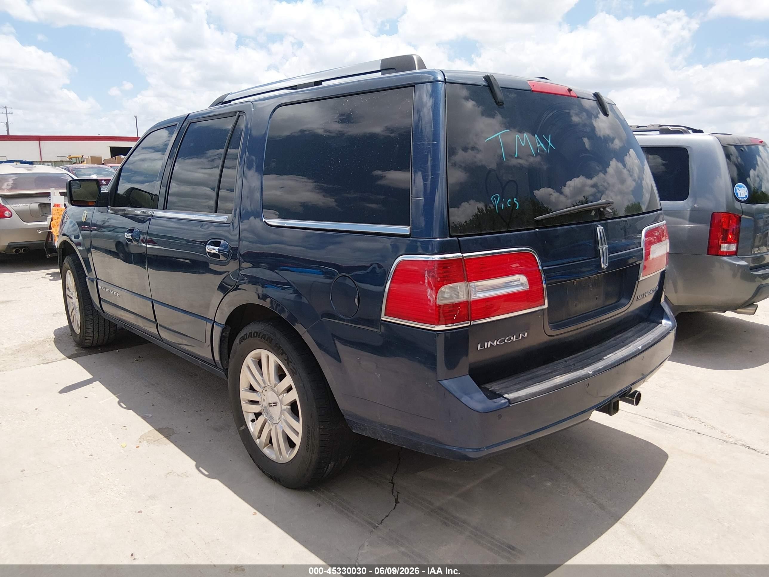2013 Lincoln Navigator   Синий vin: 5LMJJ2J56DEL01705