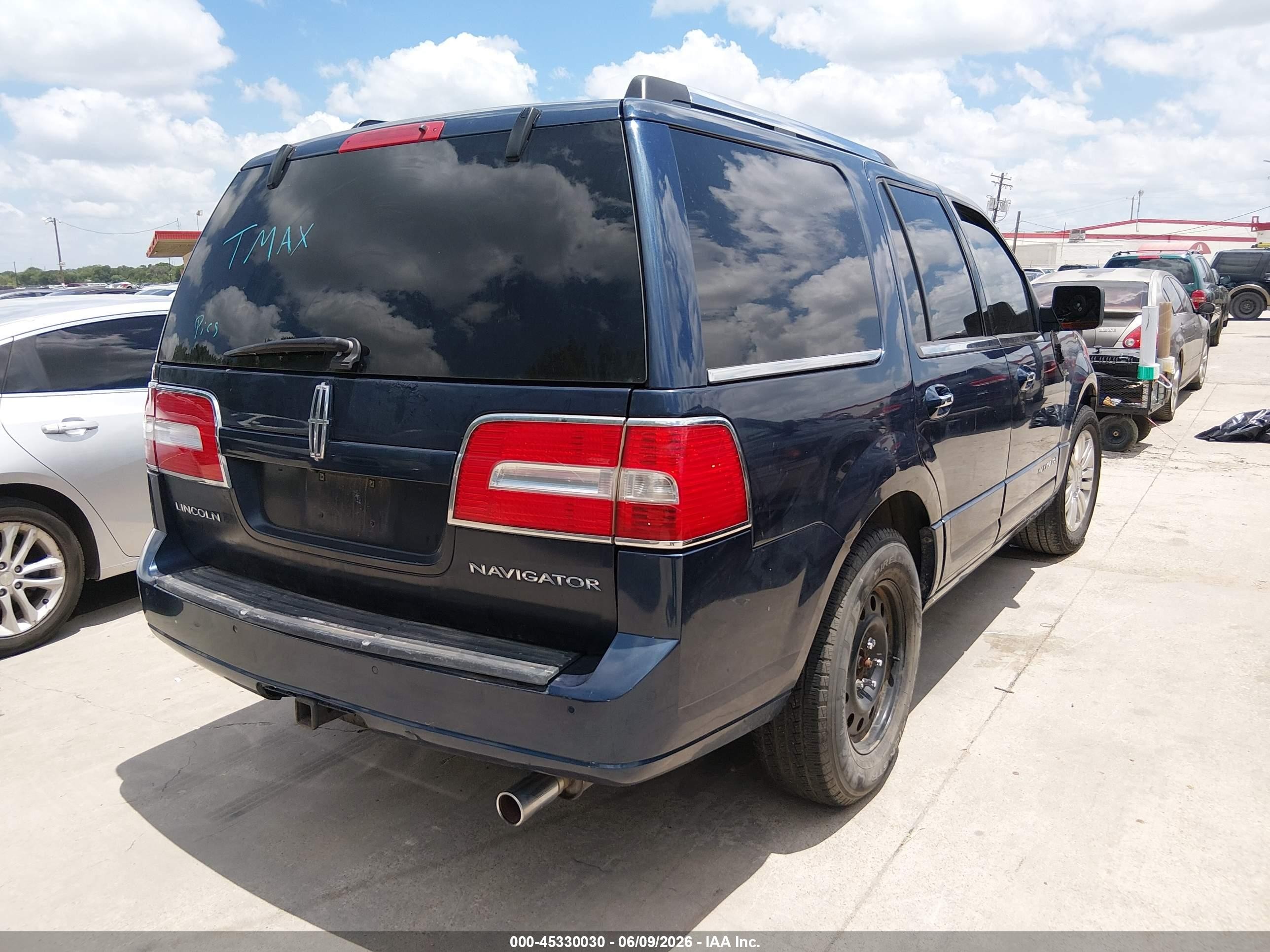2013 Lincoln Navigator   Синий vin: 5LMJJ2J56DEL01705