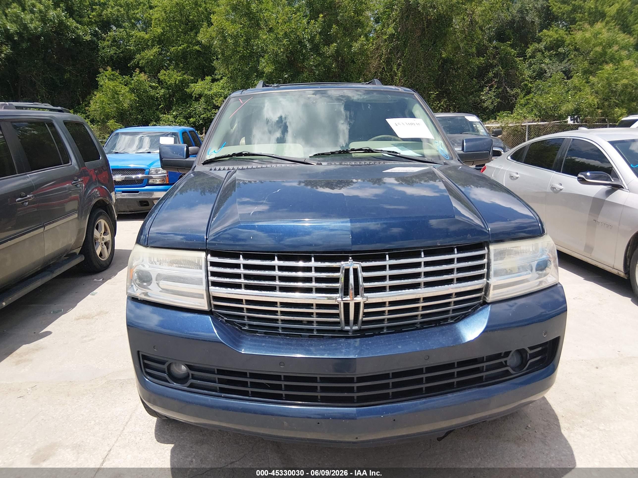 2013 Lincoln Navigator   Синий vin: 5LMJJ2J56DEL01705