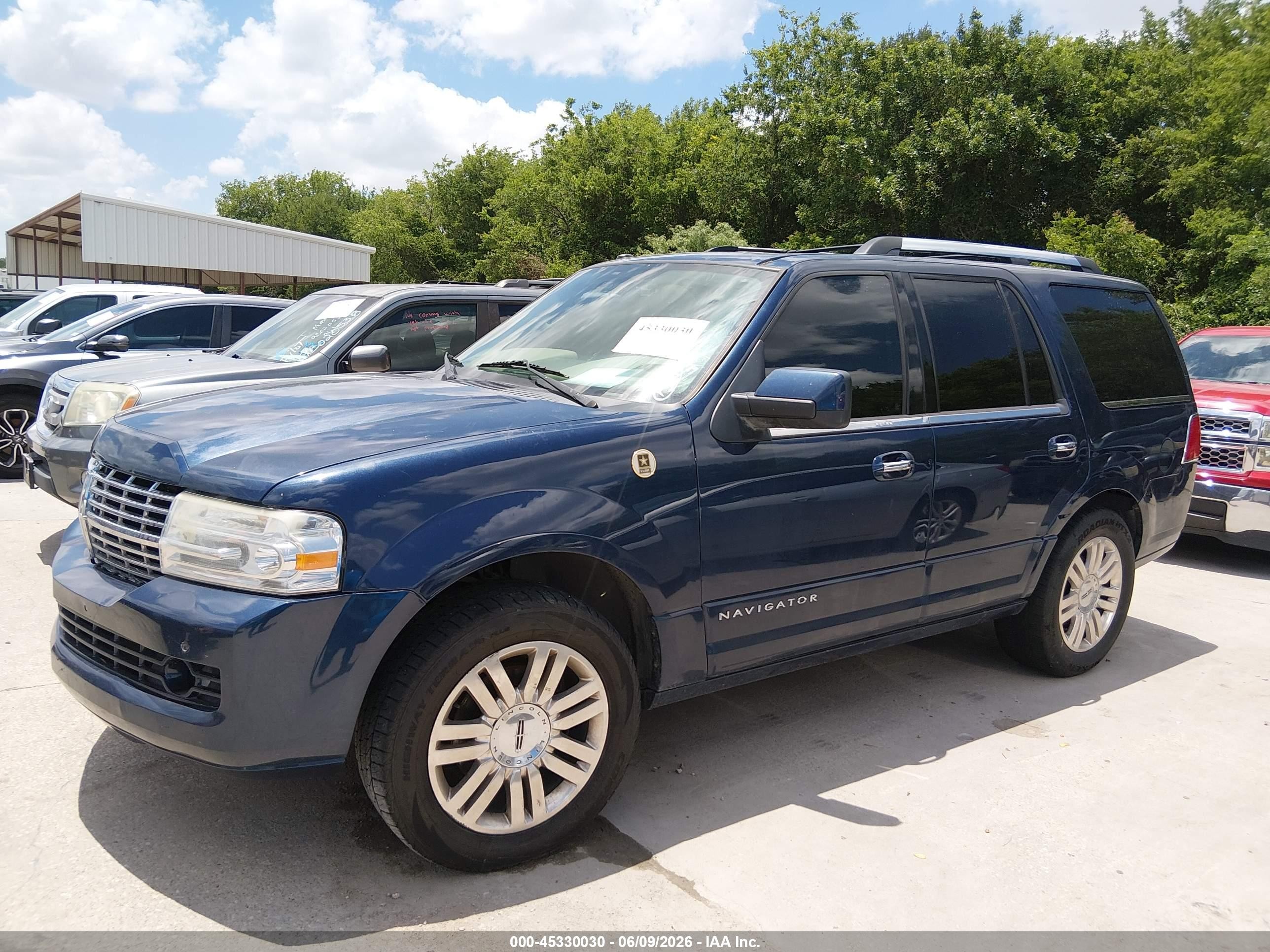 2013 Lincoln Navigator   Синий vin: 5LMJJ2J56DEL01705