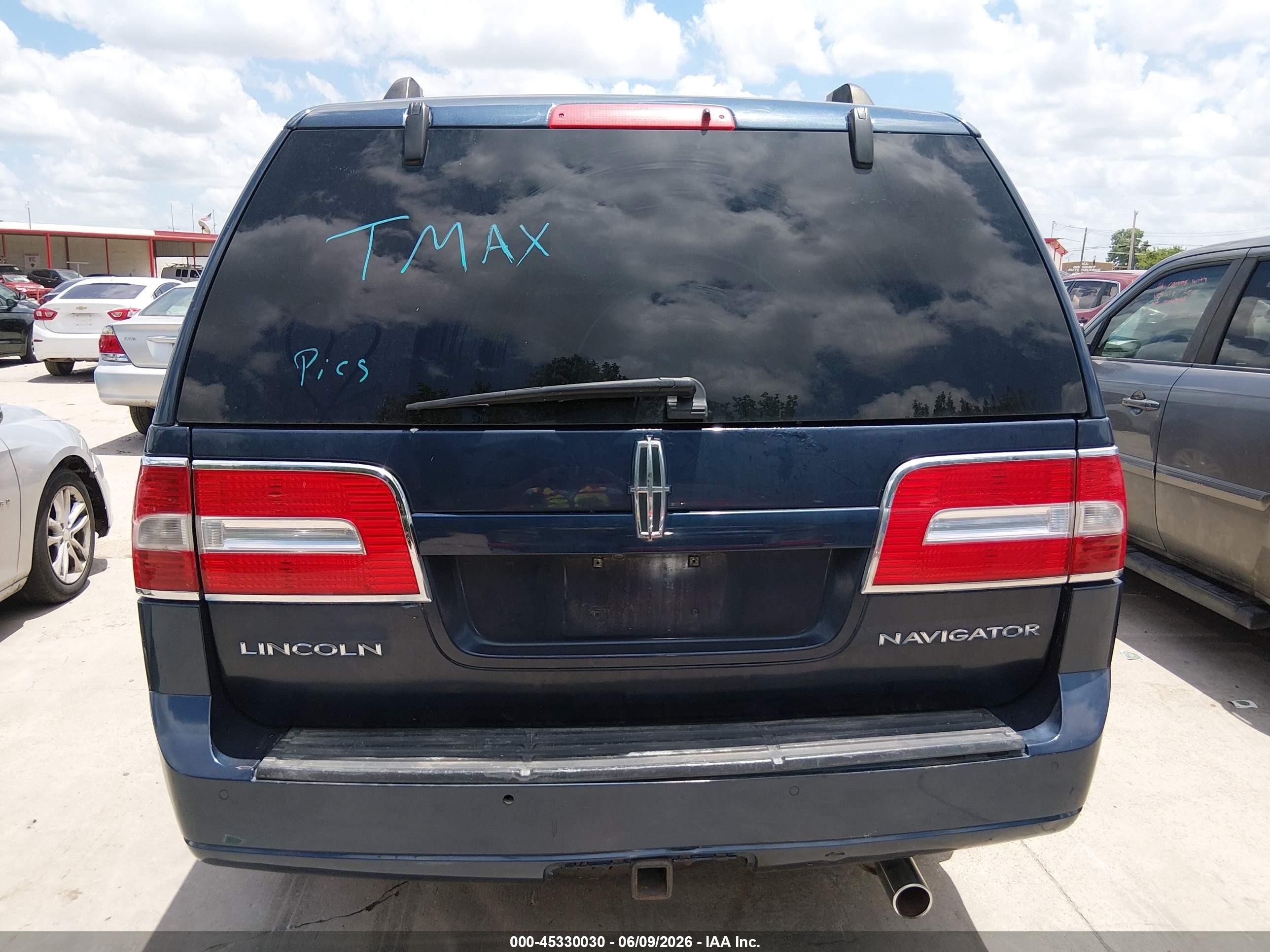 2013 Lincoln Navigator   Синий vin: 5LMJJ2J56DEL01705