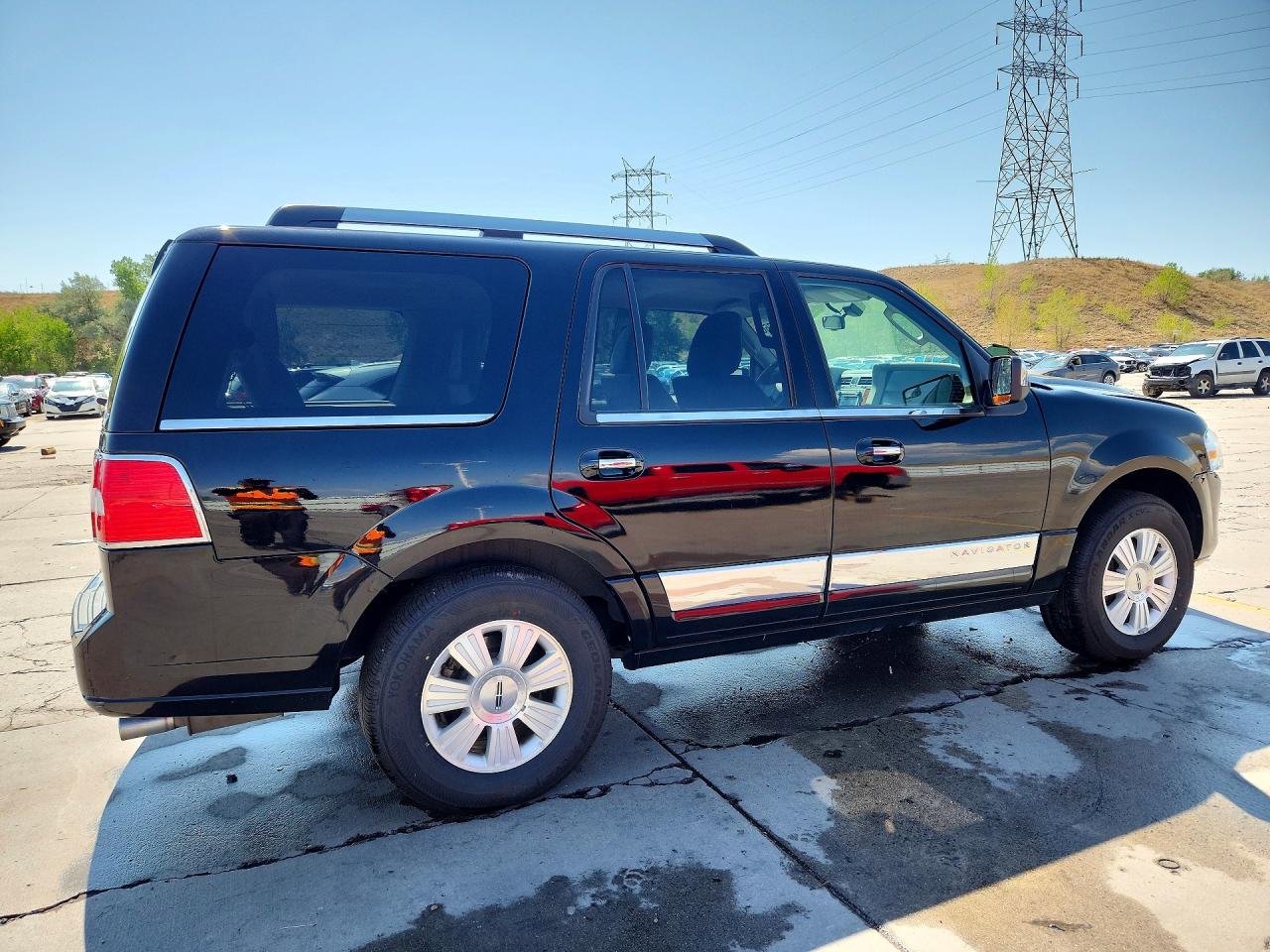 2012 Lincoln Navigator Black vin: 5LMJJ2J57CEL00884