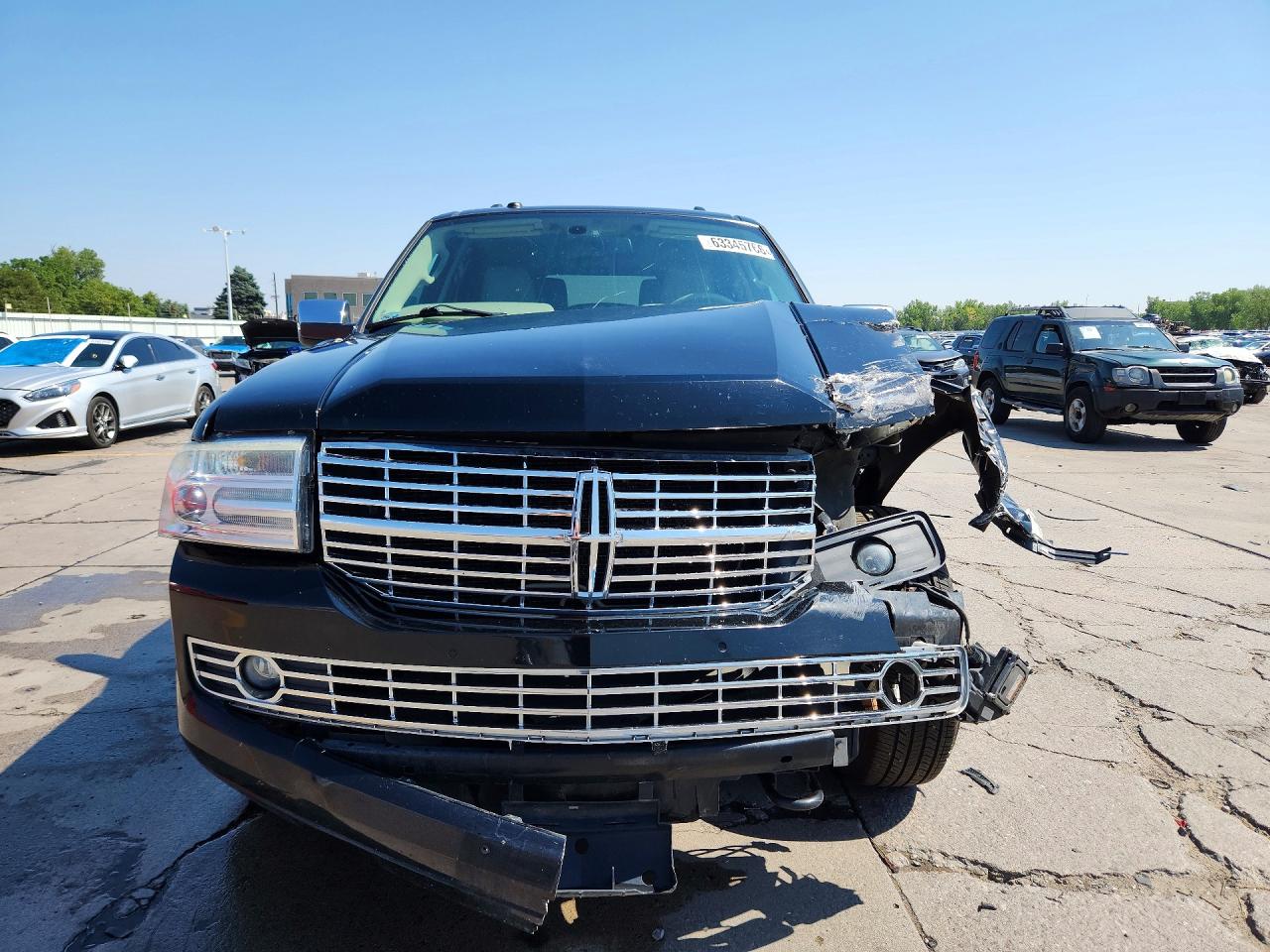 2012 Lincoln Navigator Black vin: 5LMJJ2J57CEL00884