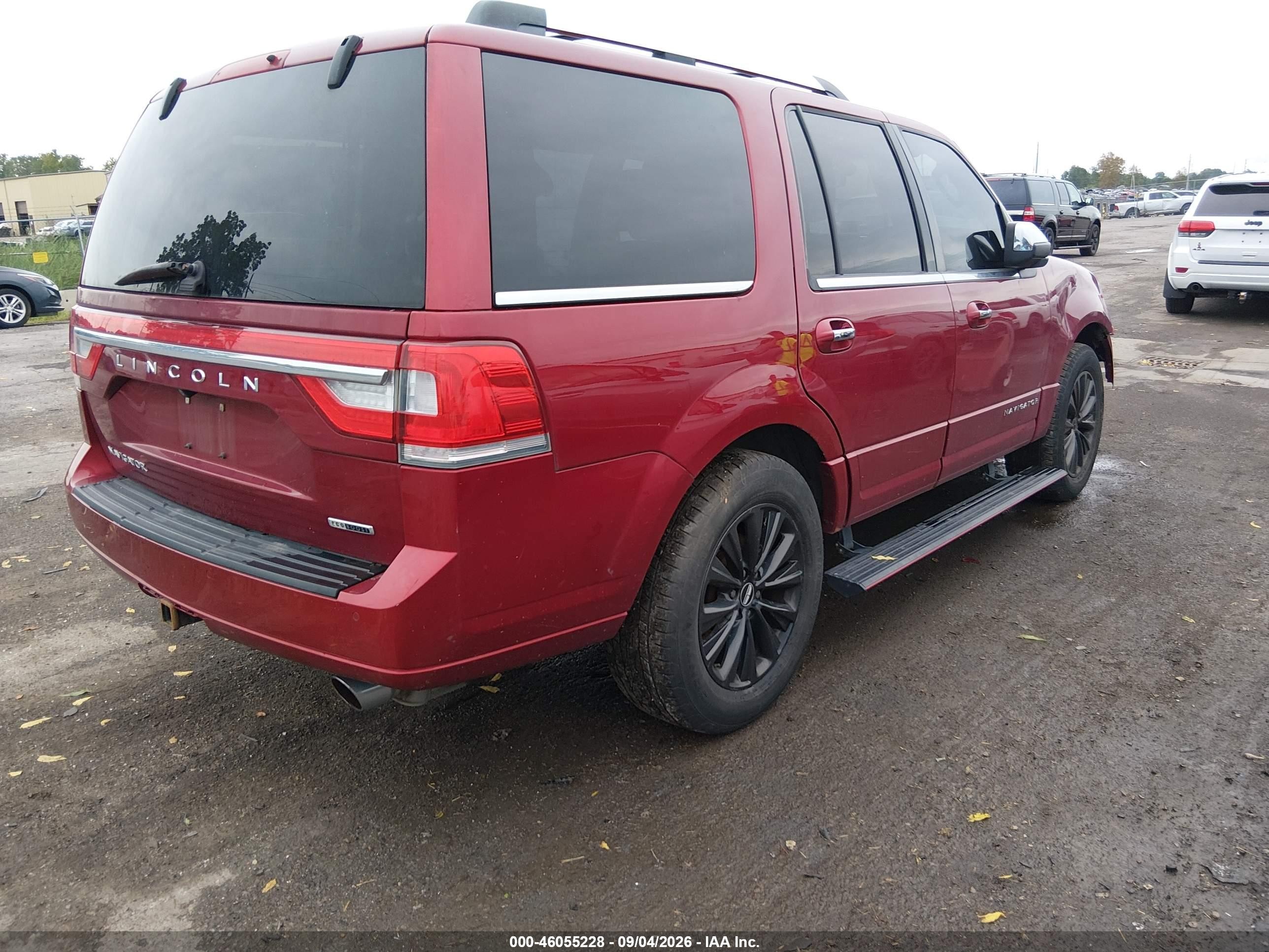 2015 Lincoln Navigator   Burgundy vin: 5LMJJ2JT0FEJ05387