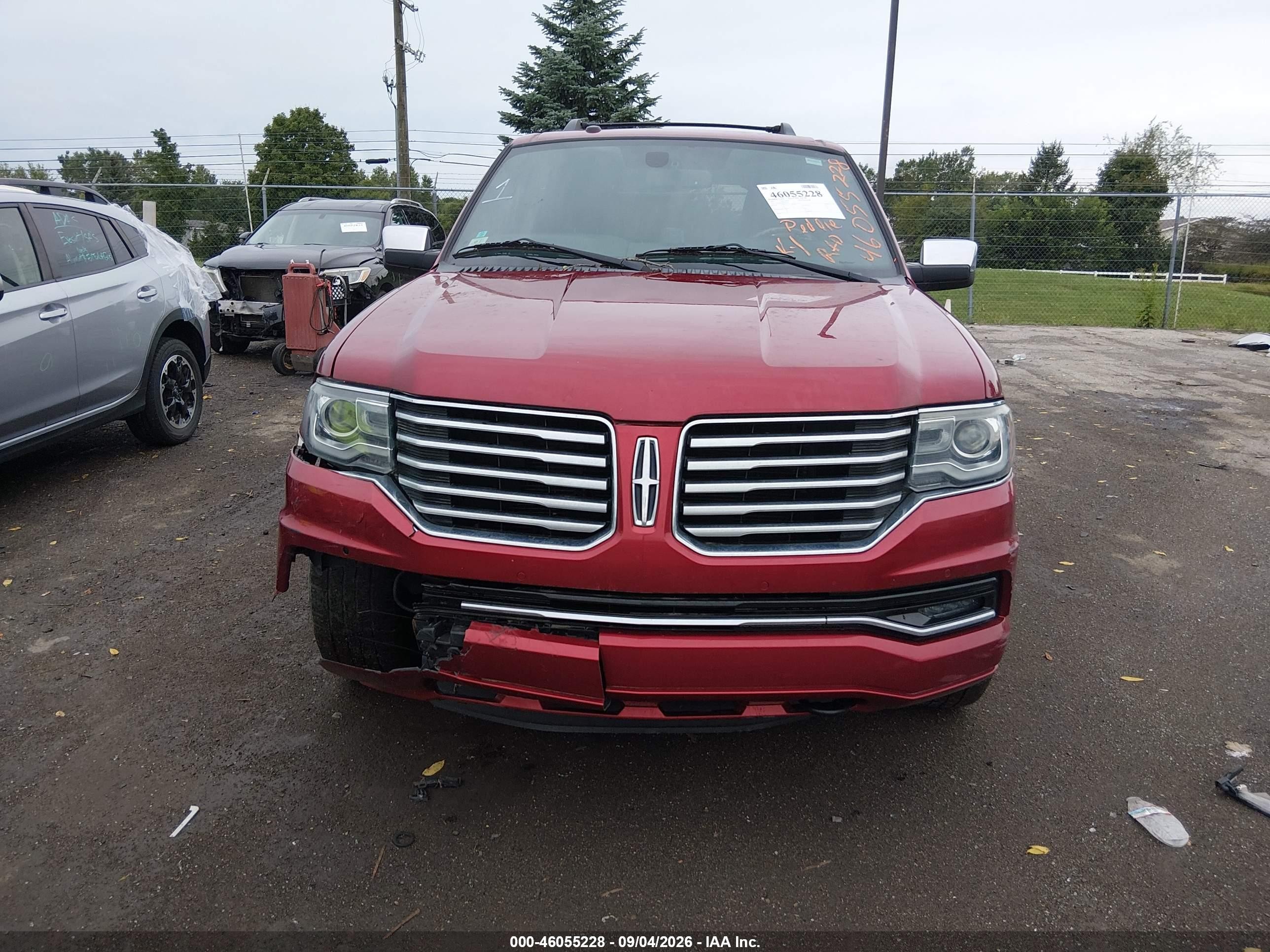 2015 Lincoln Navigator   Burgundy vin: 5LMJJ2JT0FEJ05387