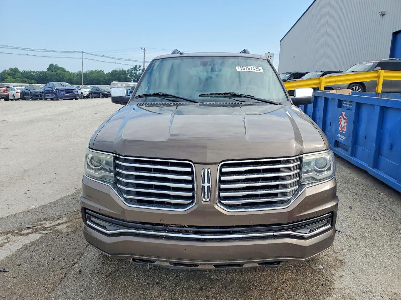 2015 Lincoln Navigator Brown vin: 5LMJJ2JT1FEJ03194