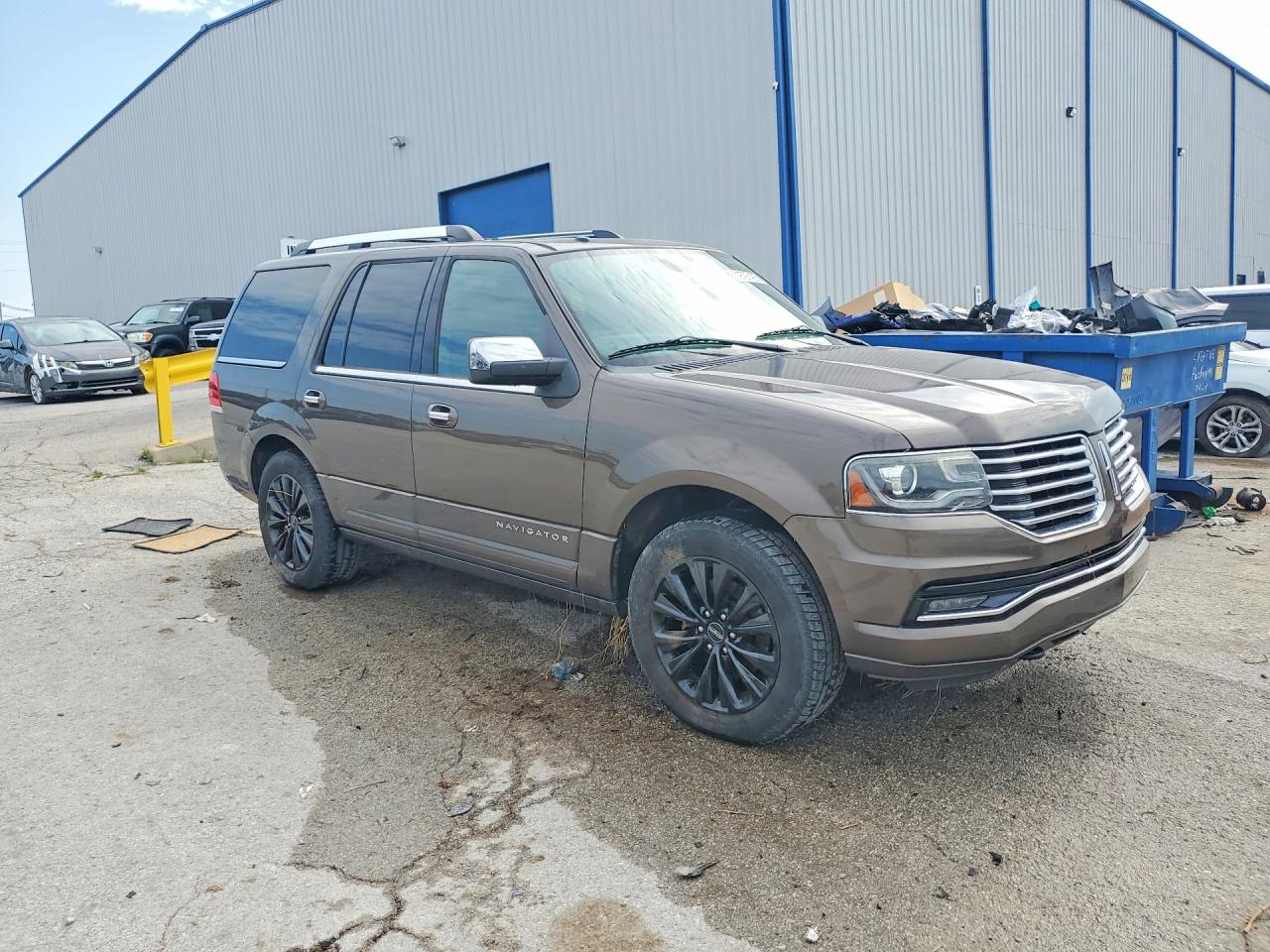 2015 Lincoln Navigator Brown vin: 5LMJJ2JT1FEJ03194