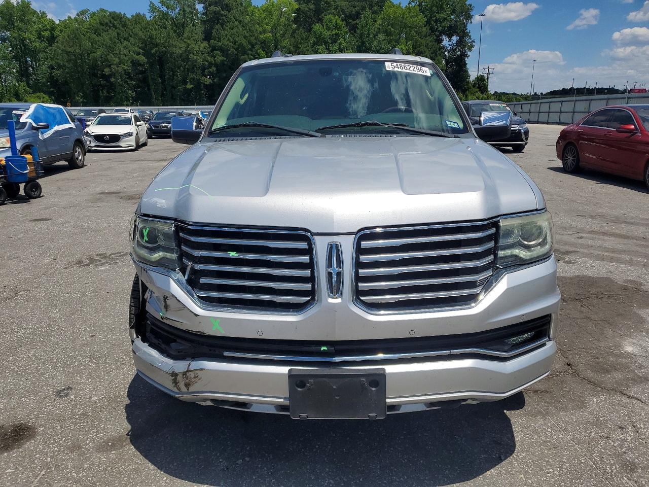 2015 Lincoln Navigator Silver vin: 5LMJJ2JT1FEJ06595