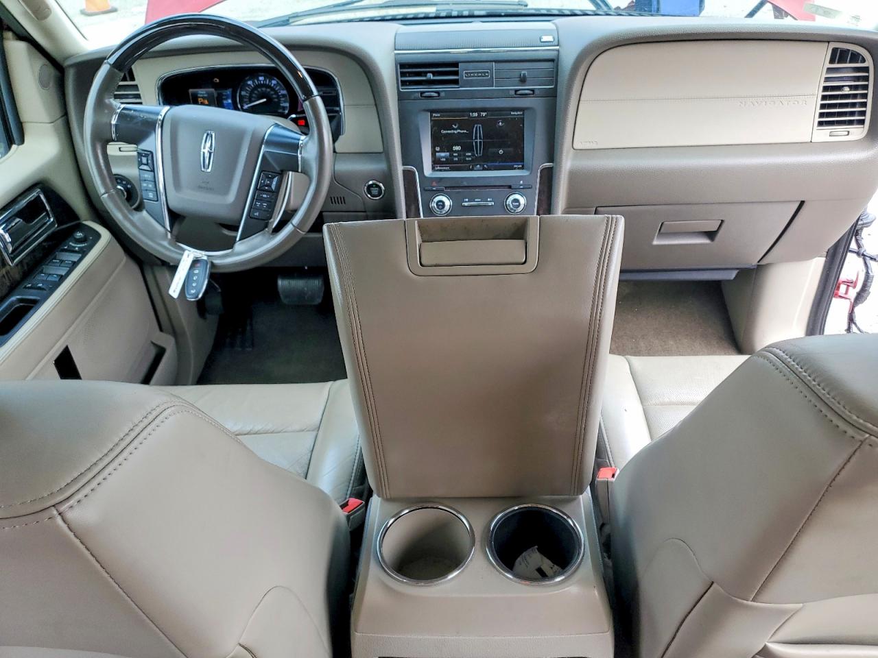 2015 Lincoln Navigator Красный vin: 5LMJJ2JT1FEJ13188