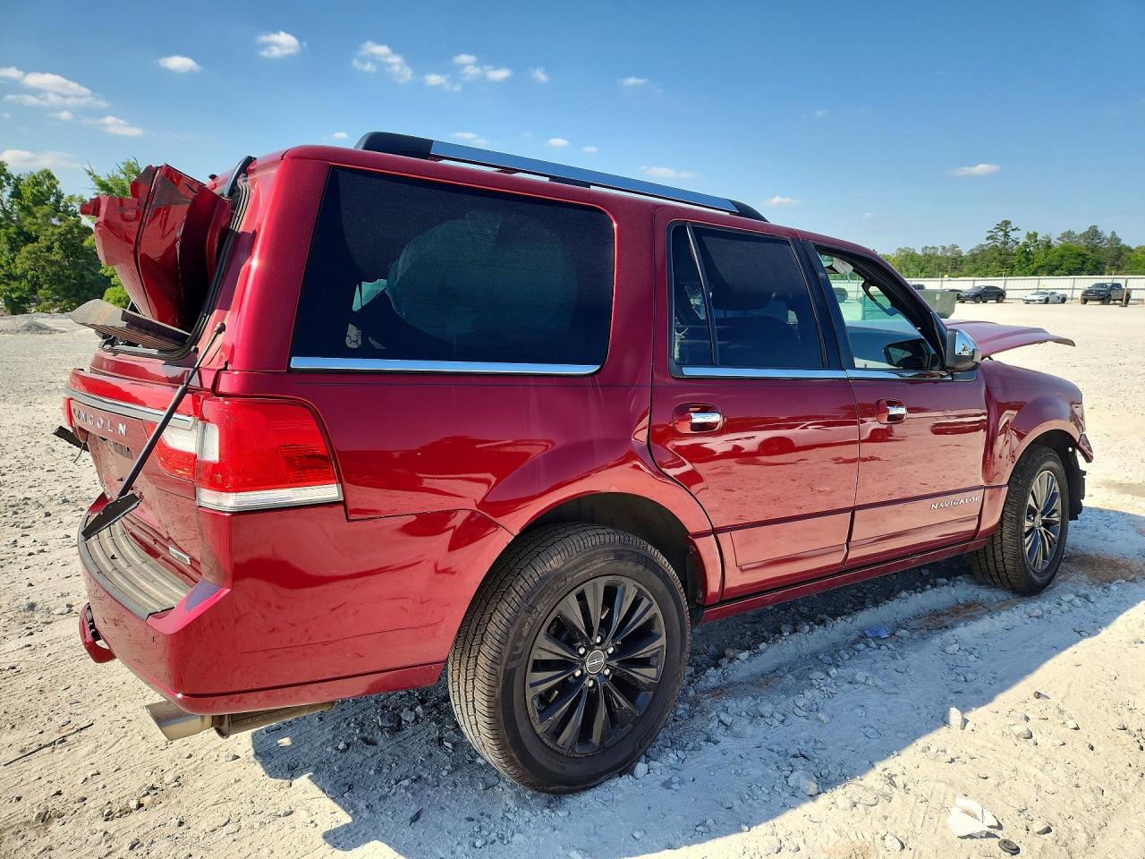 2016 Lincoln Navigator Select Red vin: 5LMJJ2JT4GEL09305