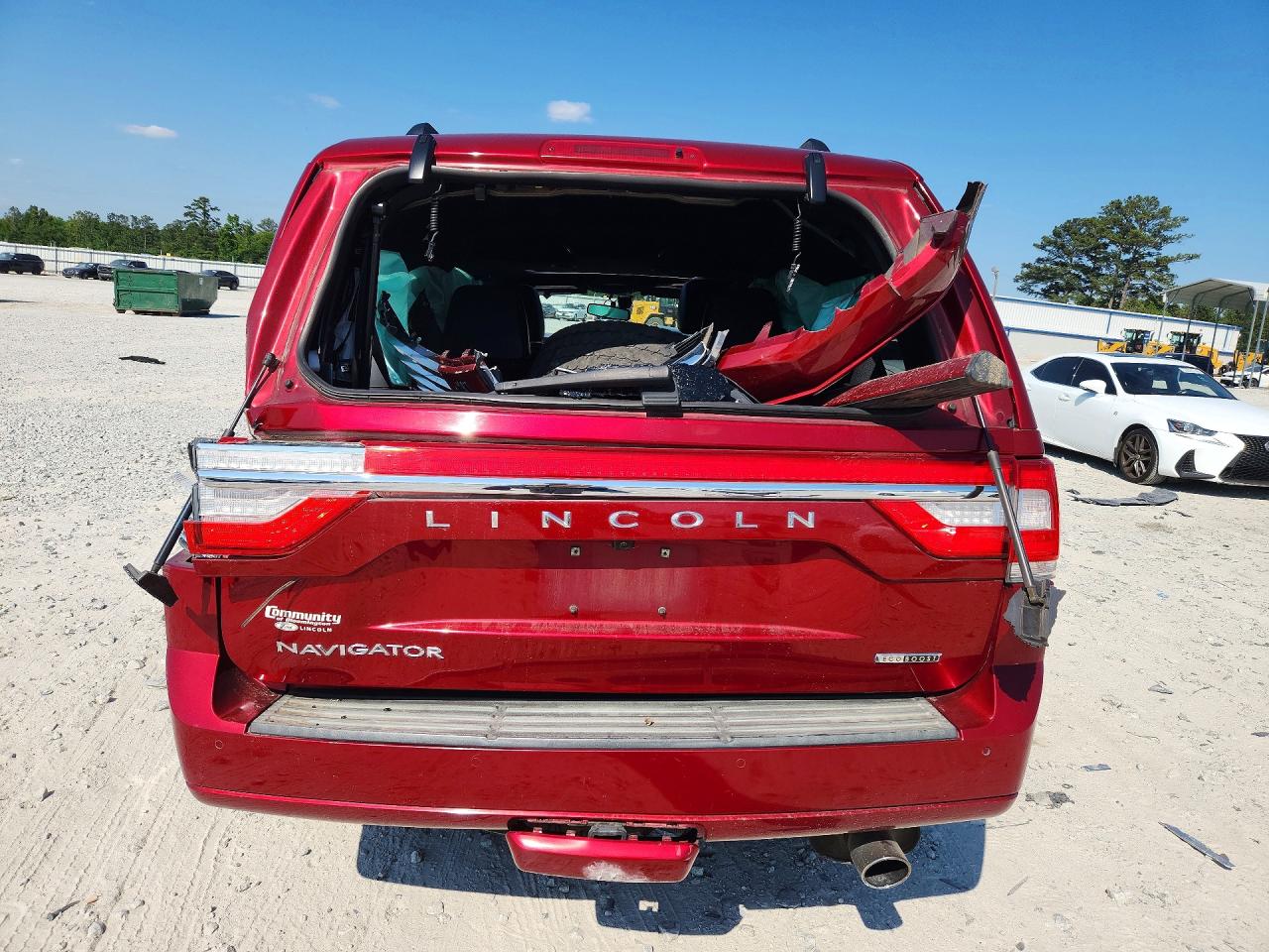 2016 Lincoln Navigator Select Red vin: 5LMJJ2JT4GEL09305