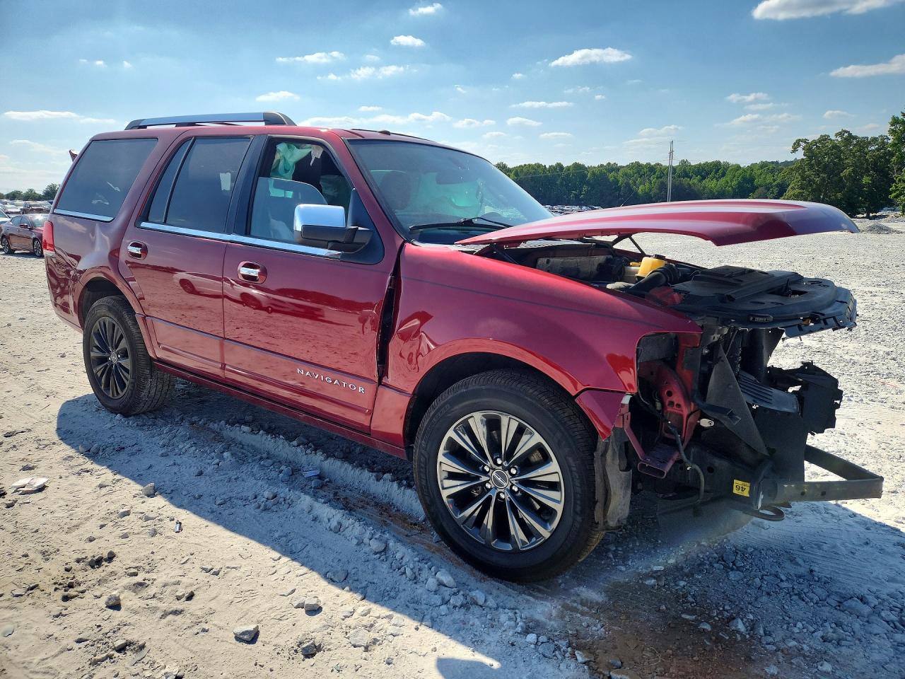 2016 Lincoln Navigator Select Red vin: 5LMJJ2JT4GEL09305
