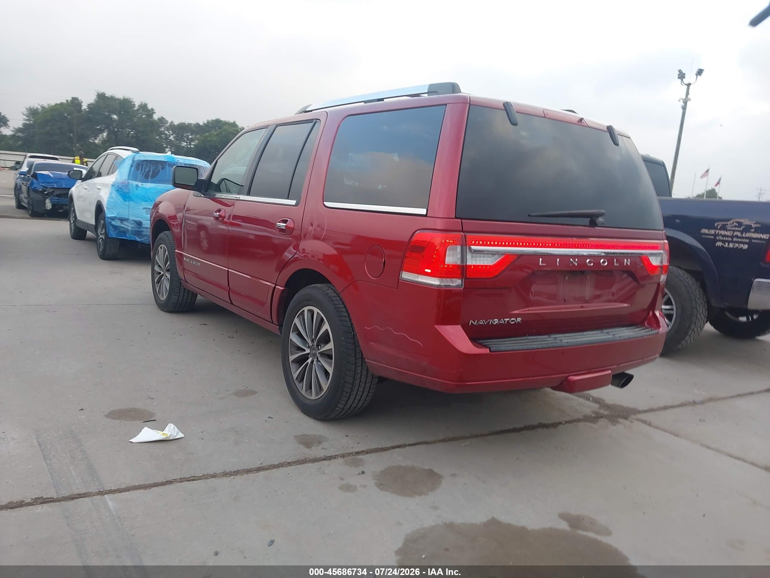 2015 Lincoln Navigator   Burgundy vin: 5LMJJ2JT6FEJ05345