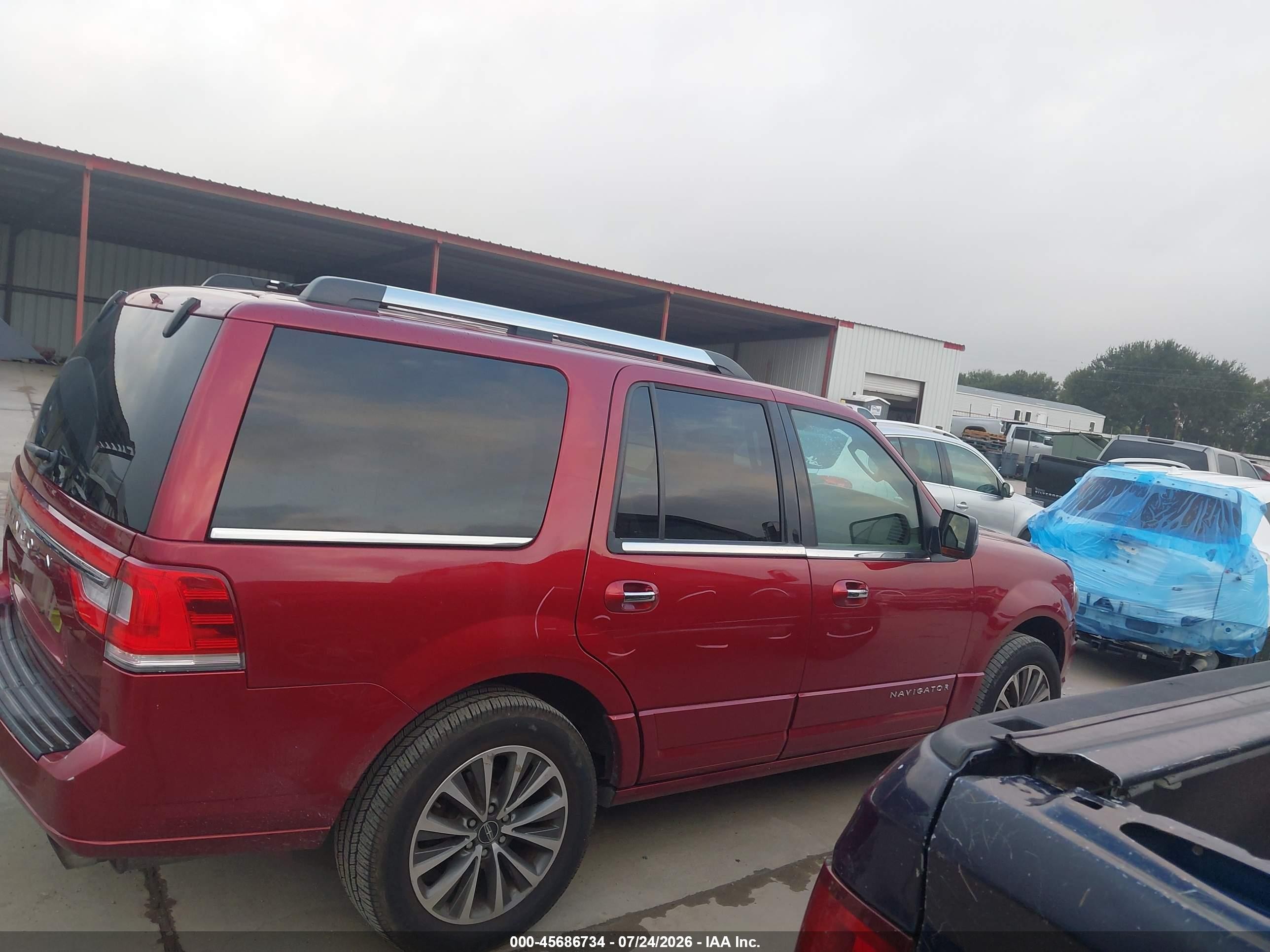 2015 Lincoln Navigator   Burgundy vin: 5LMJJ2JT6FEJ05345
