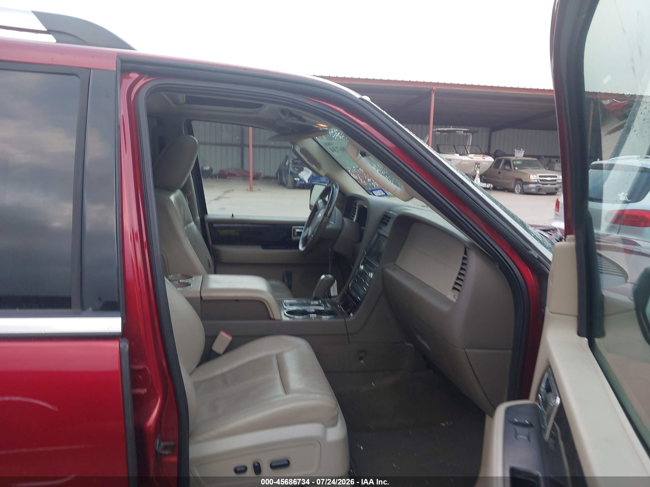 2015 Lincoln Navigator   Burgundy vin: 5LMJJ2JT6FEJ05345