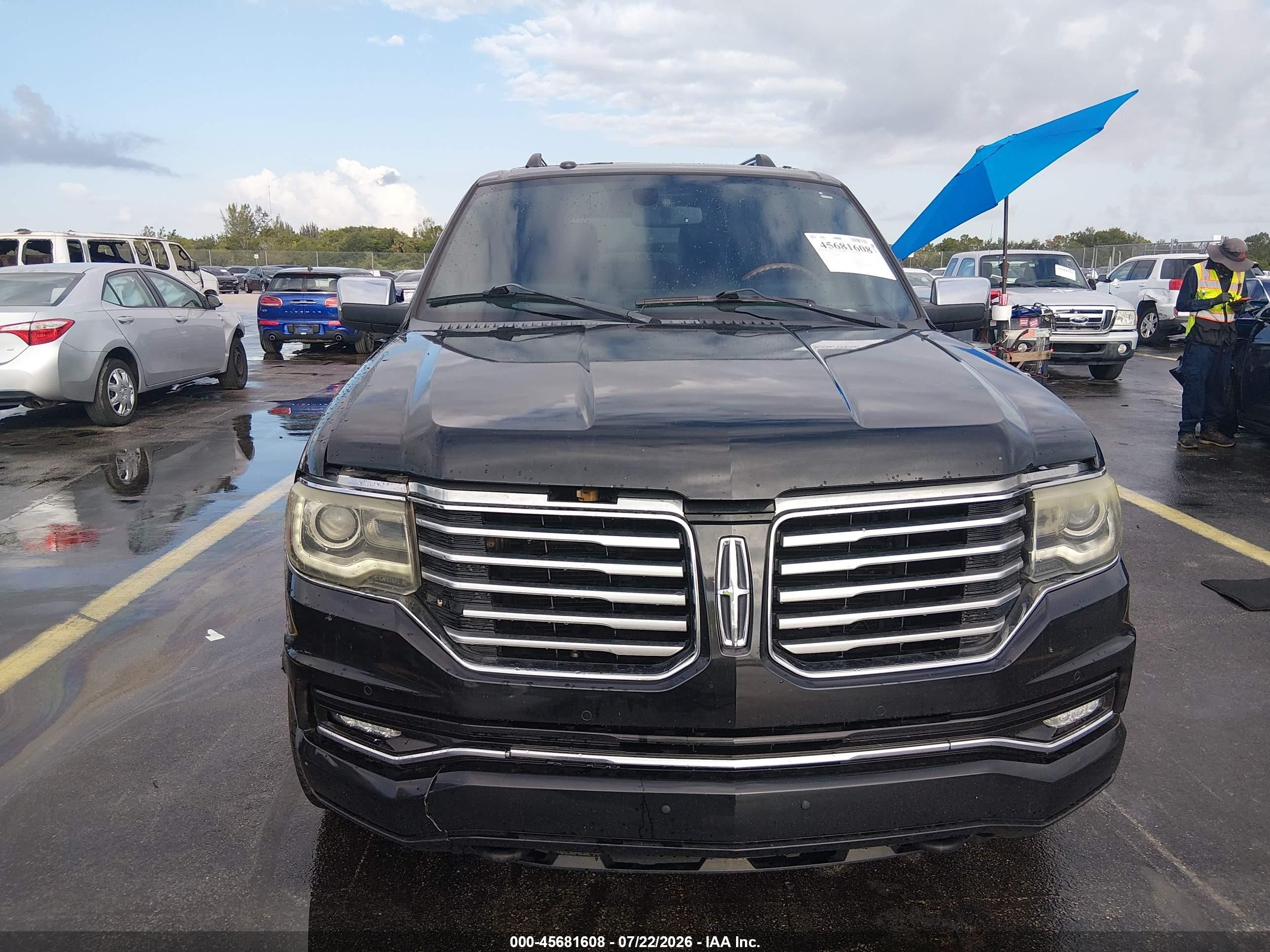 2015 Lincoln Navigator   Black vin: 5LMJJ2JT8FEJ02608