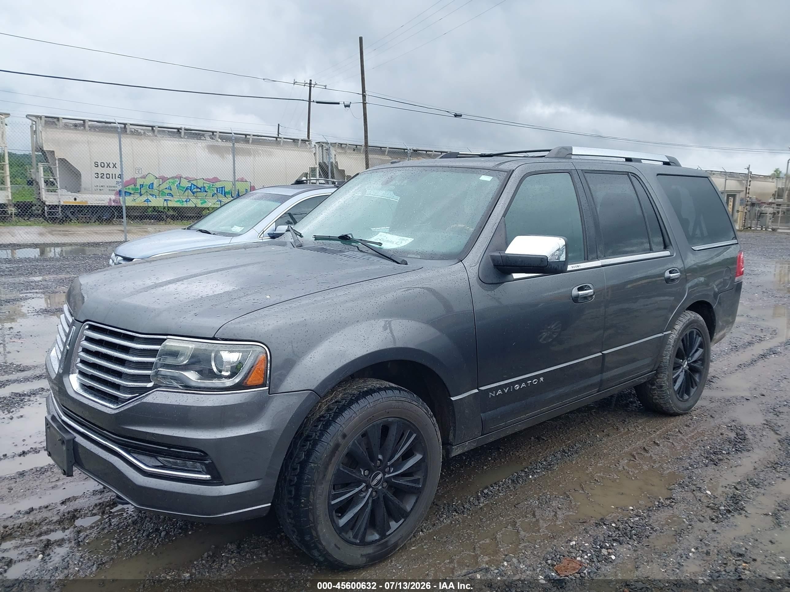 2015 Lincoln Navigator   Gray vin: 5LMJJ2JT8FEJ11115