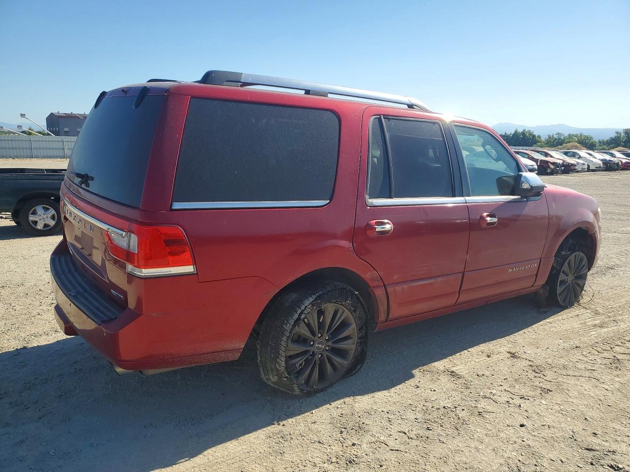 2015 Lincoln Navigator Красный vin: 5LMJJ2JT8FEJ13690
