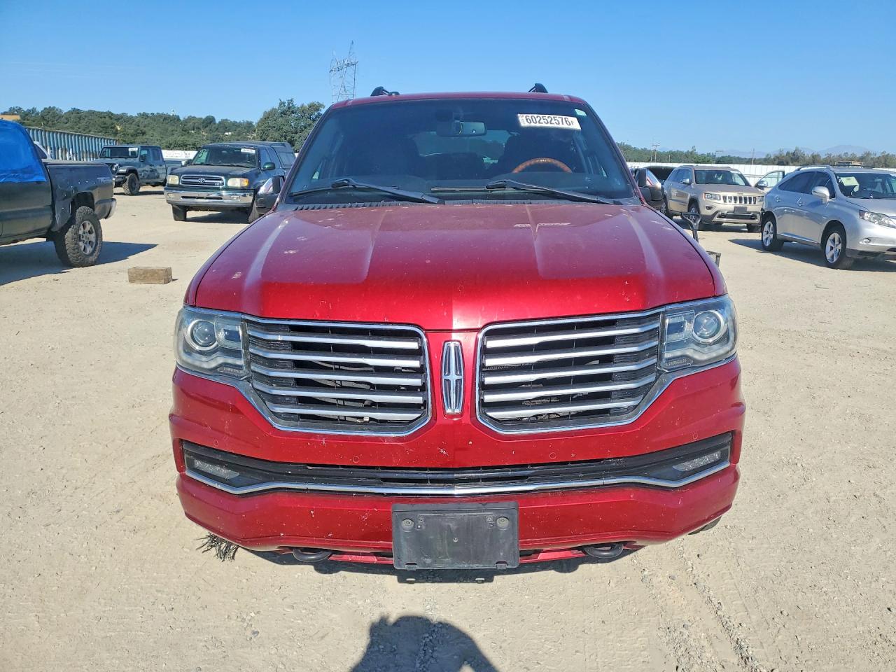 2015 Lincoln Navigator Красный vin: 5LMJJ2JT8FEJ13690