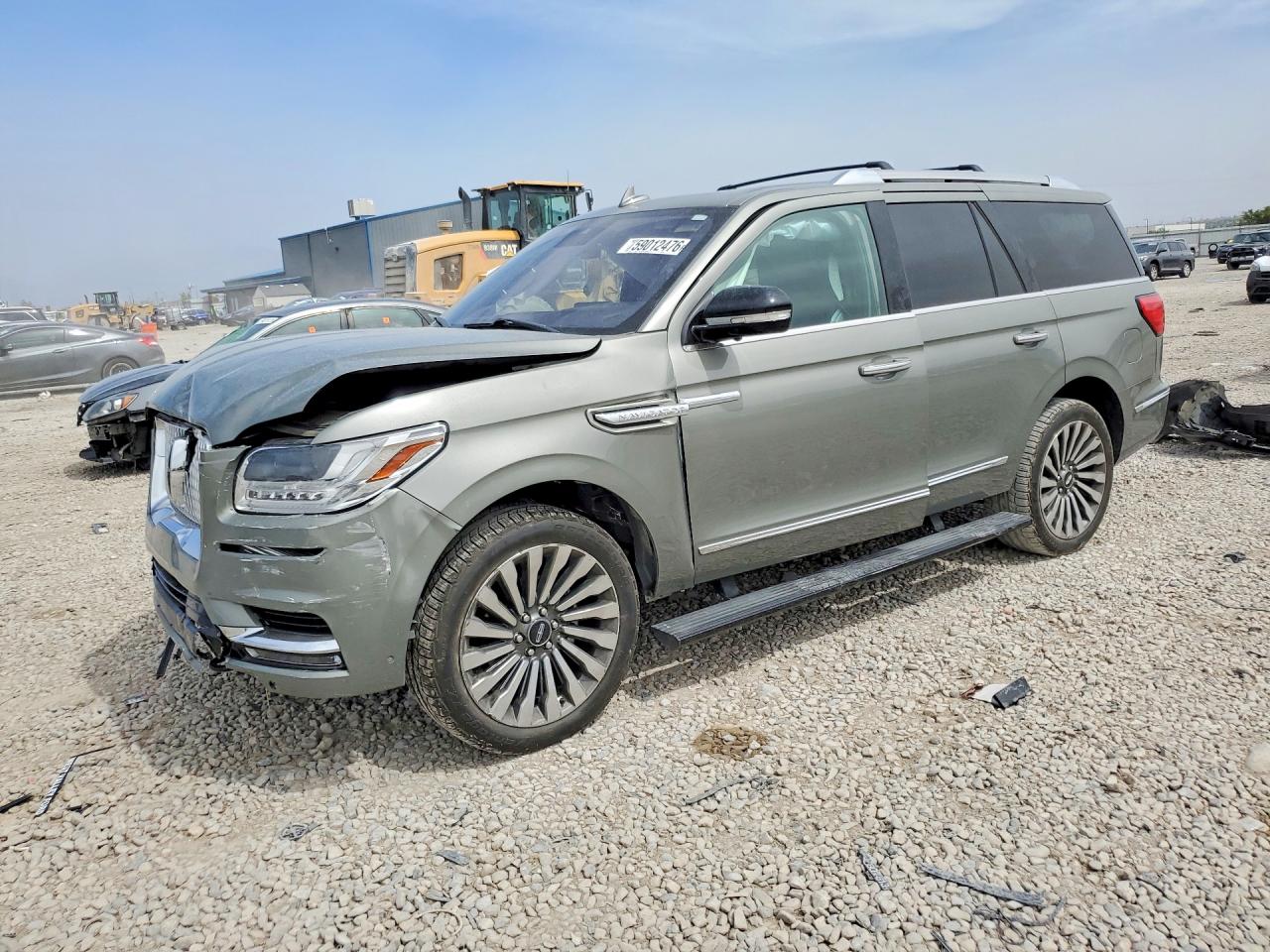 2019 Lincoln Navigator Reserve Green vin: 5LMJJ2LT0KEL17729