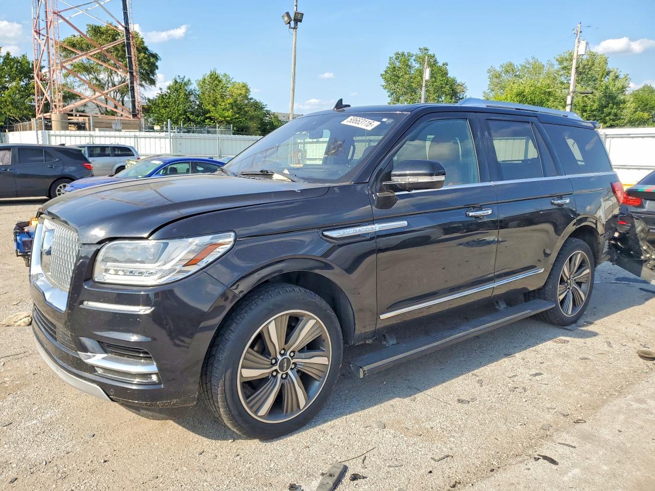 2019 Lincoln Navigator Reserve Черный vin: 5LMJJ2LT4KEL12582