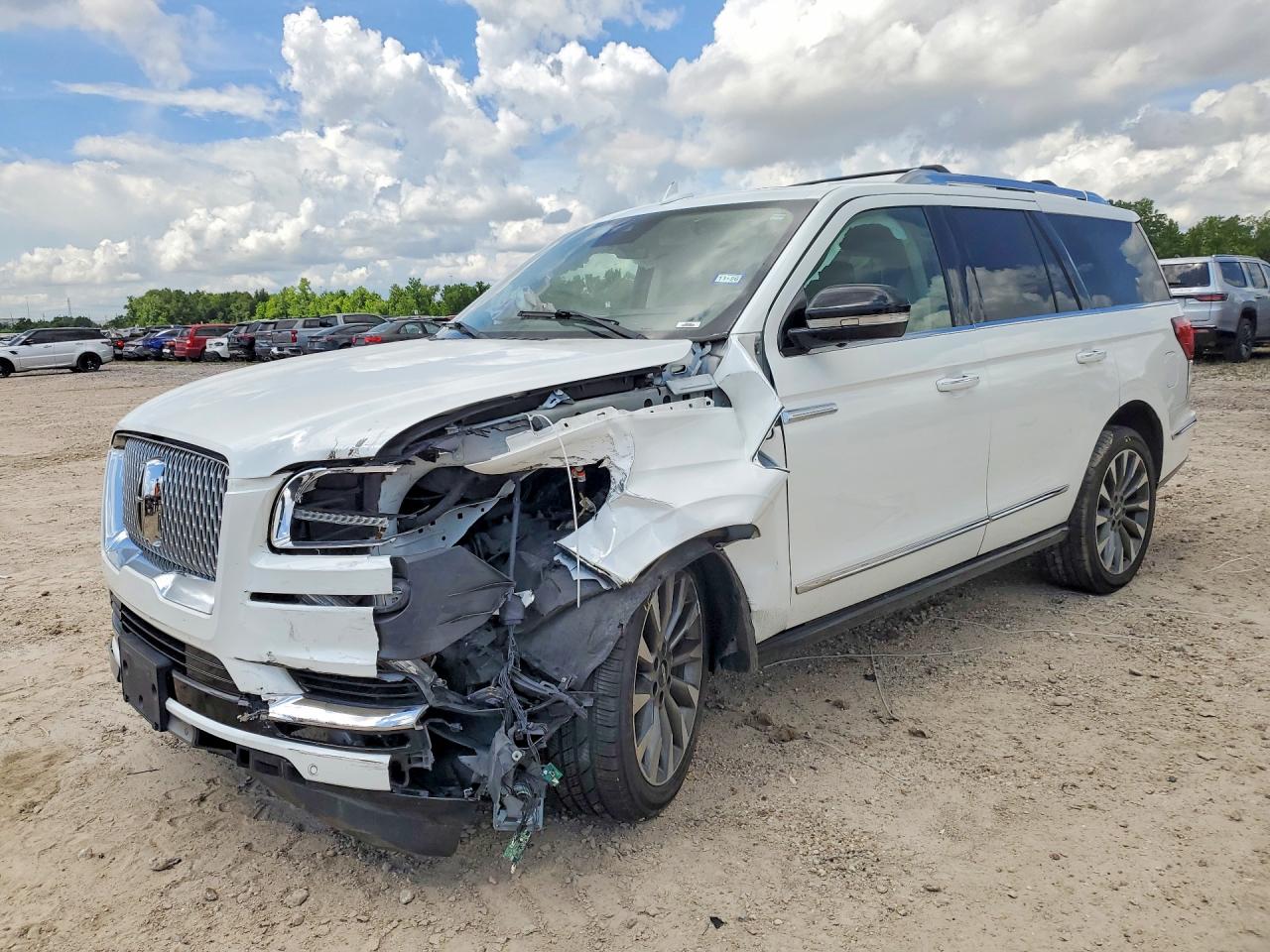 2021 Lincoln Navigator Reserve Белый vin: 5LMJJ2LT8MEL18419