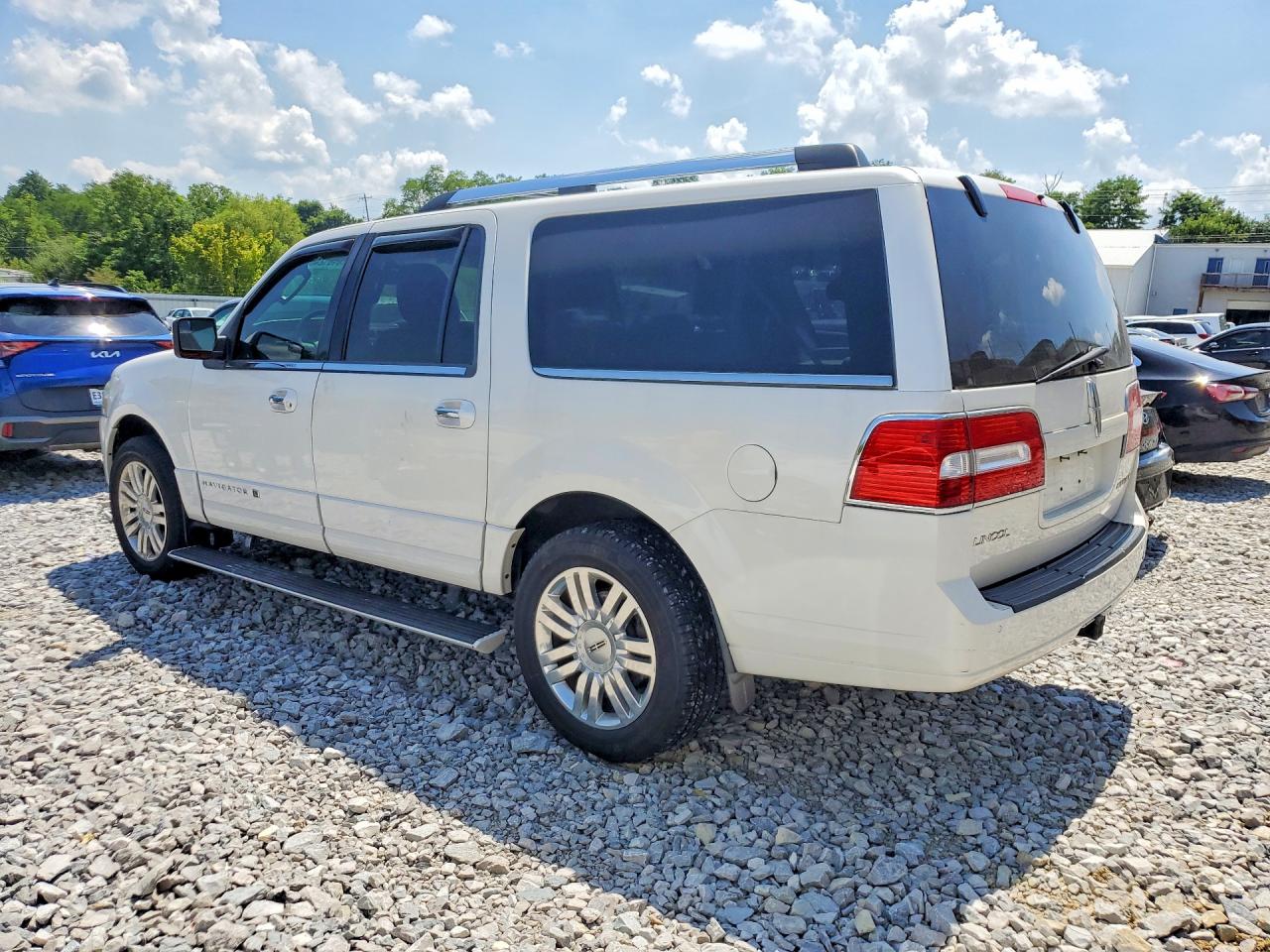 2014 Lincoln Navigator L Белый vin: 5LMJJ3H50EEL08985