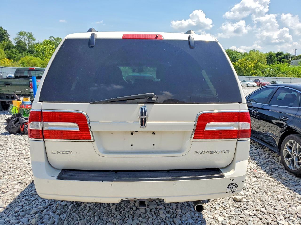 2014 Lincoln Navigator L Белый vin: 5LMJJ3H50EEL08985