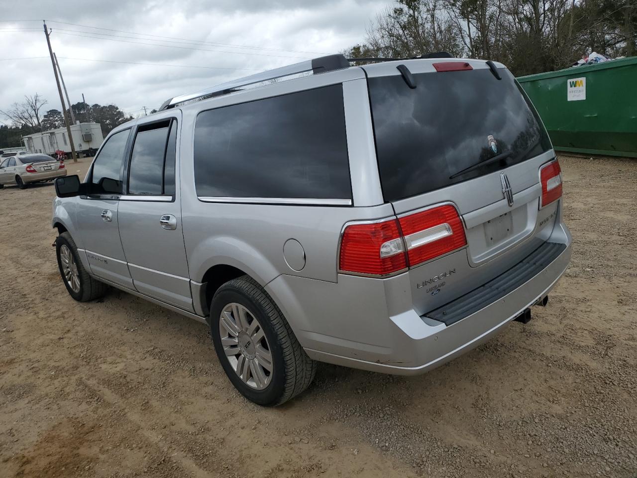 2012 Lincoln Navigator L Silver vin: 5LMJJ3H57CEL07328