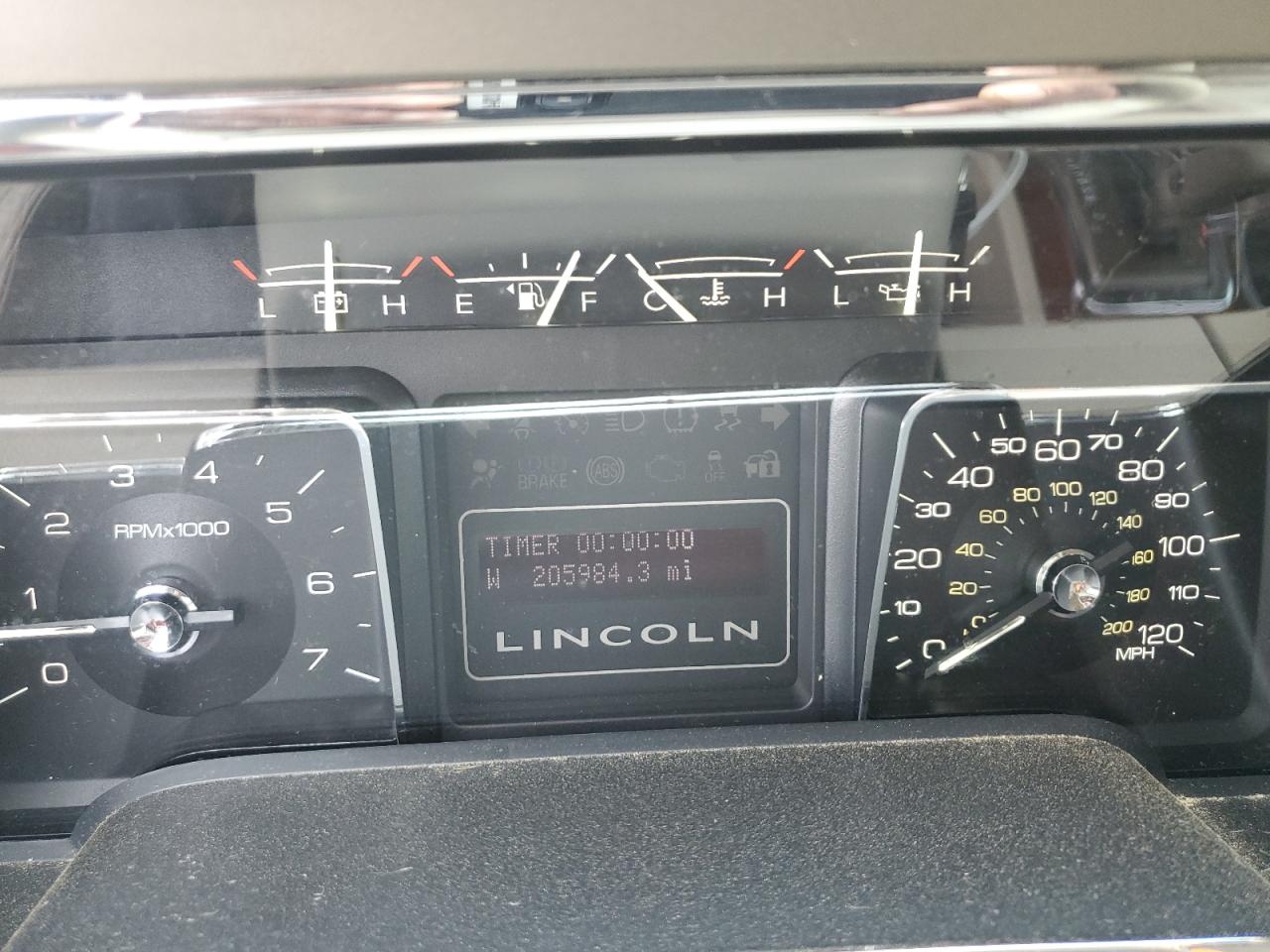2012 Lincoln Navigator L Silver vin: 5LMJJ3H57CEL07328