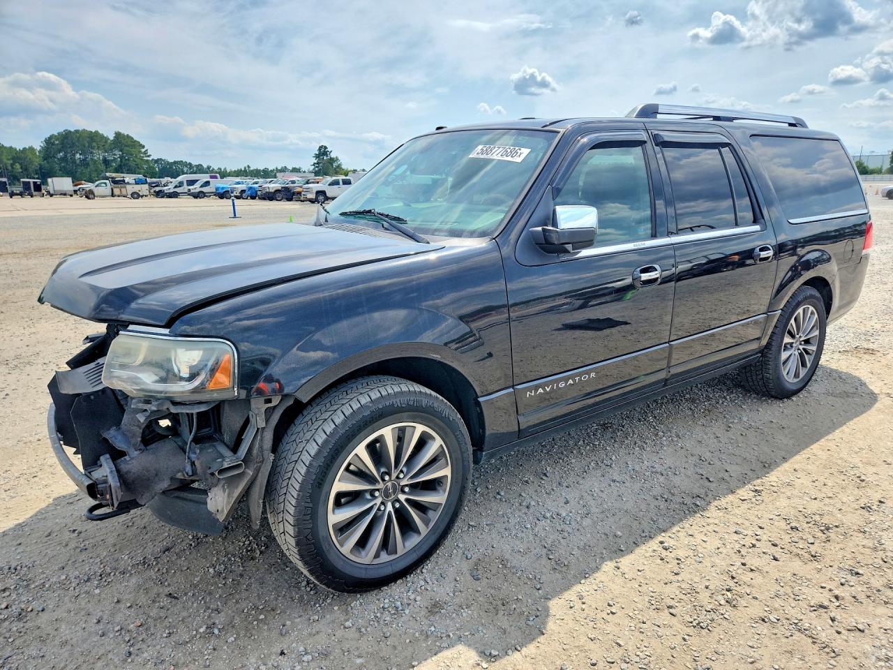 2015 Lincoln Navigator L Black vin: 5LMJJ3HT4FEJ03895