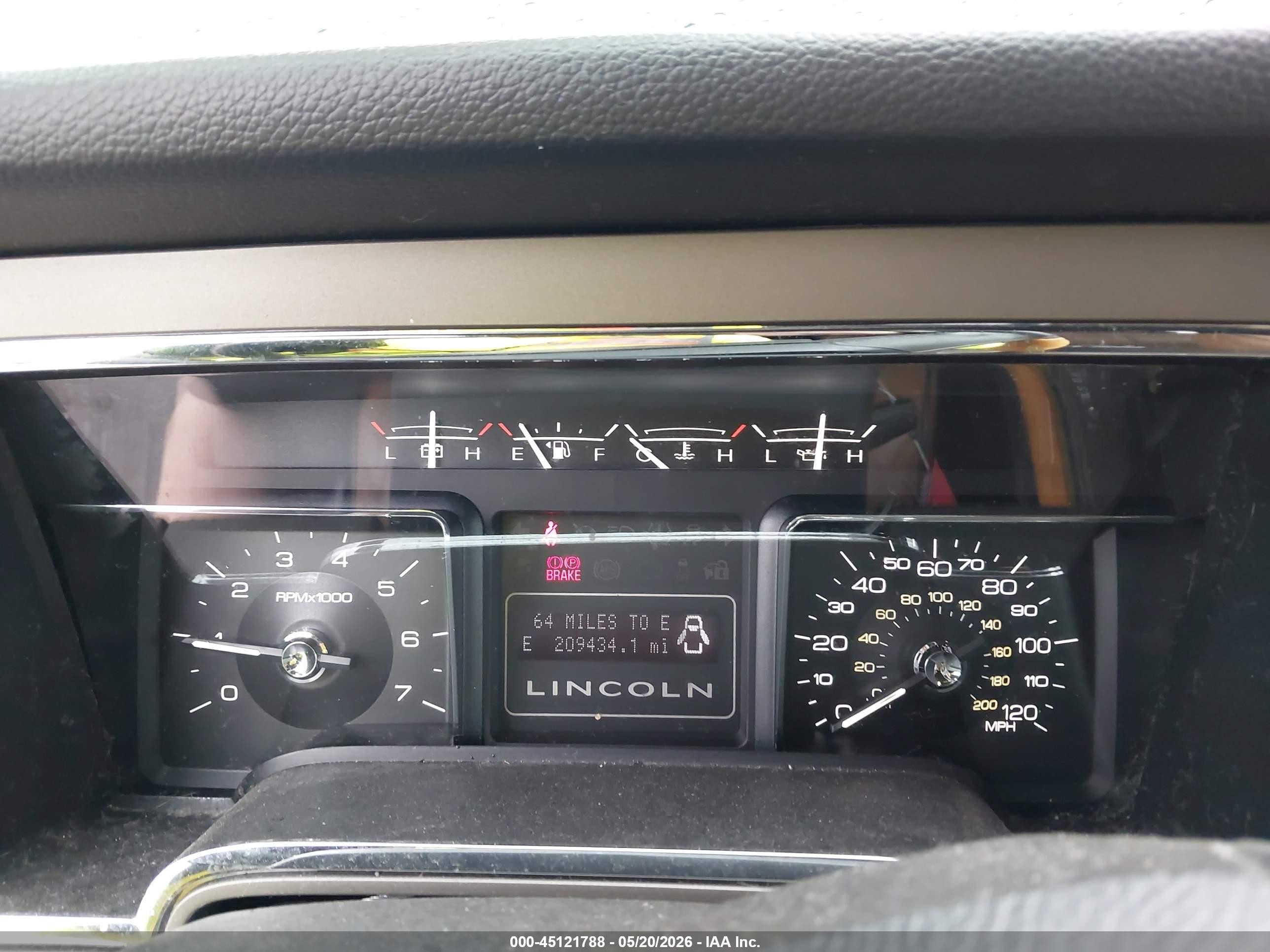 2012 Lincoln Navigator L   Black vin: 5LMJJ3J50CEL02644