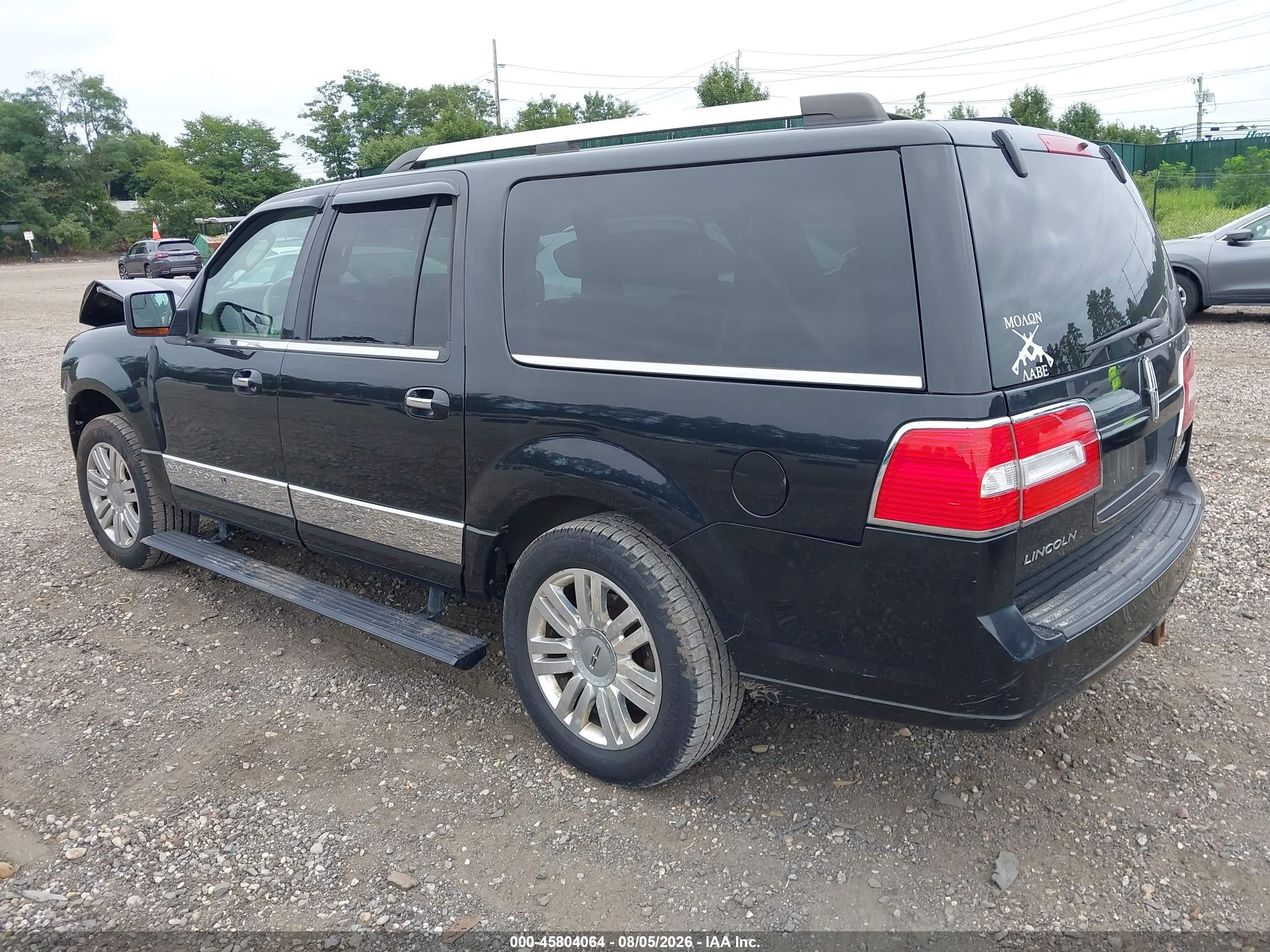 2014 Lincoln Navigator L   Black vin: 5LMJJ3J50EEL06406