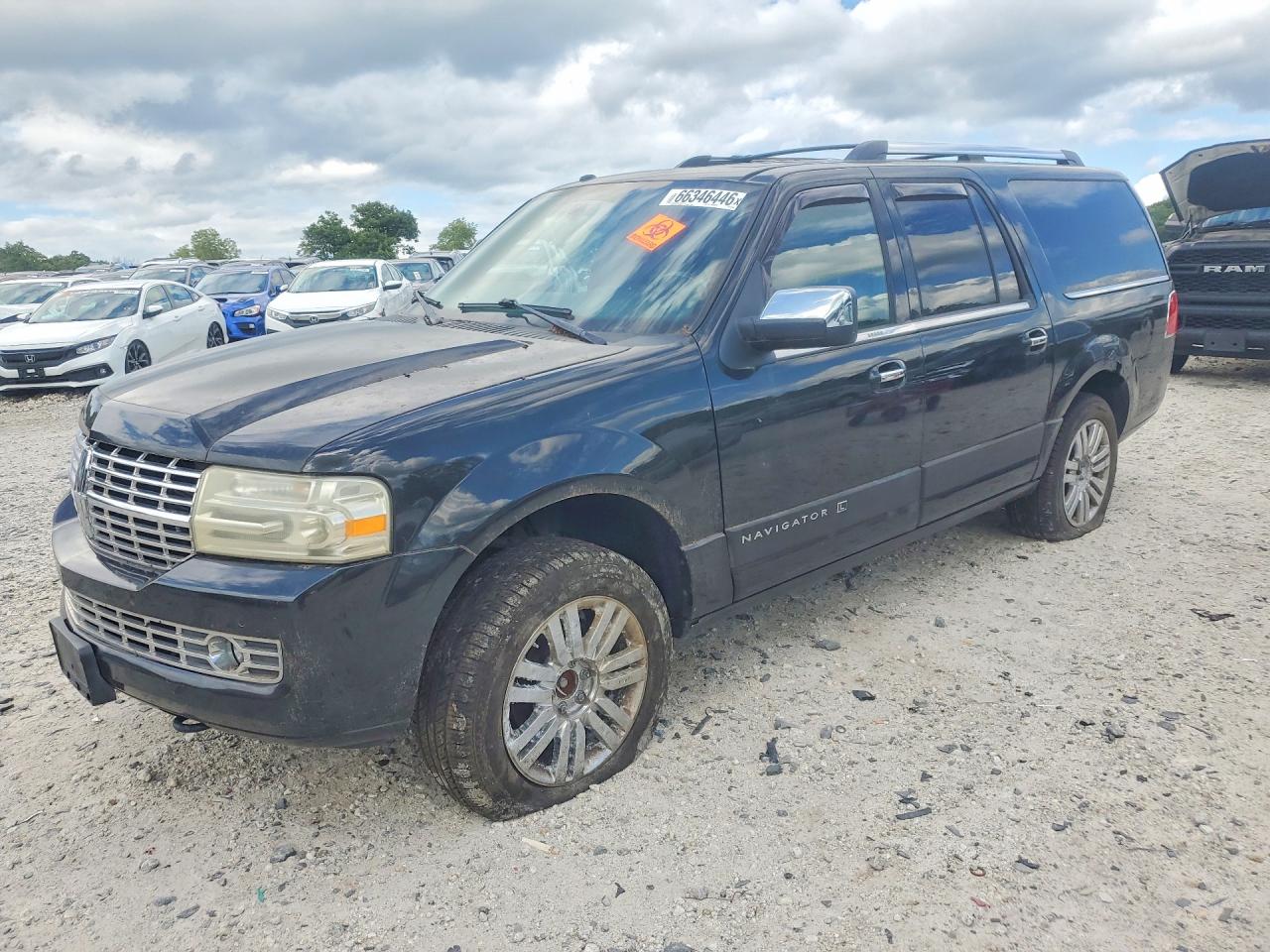 2010 Lincoln Navigator L Black vin: 5LMJJ3J51AEJ03258