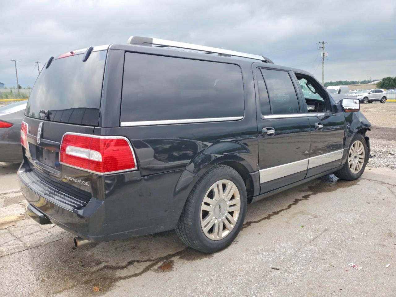 2012 Lincoln Navigator L Черный vin: 5LMJJ3J51CEL08663